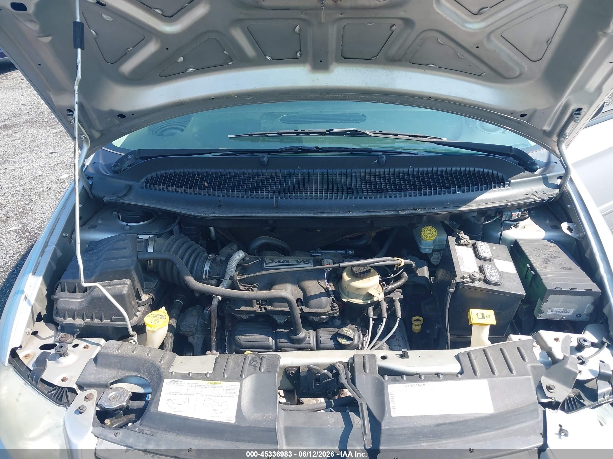 2007 Dodge Grand Caravan Sxt Gray vin: 2D8GP44L07R180751