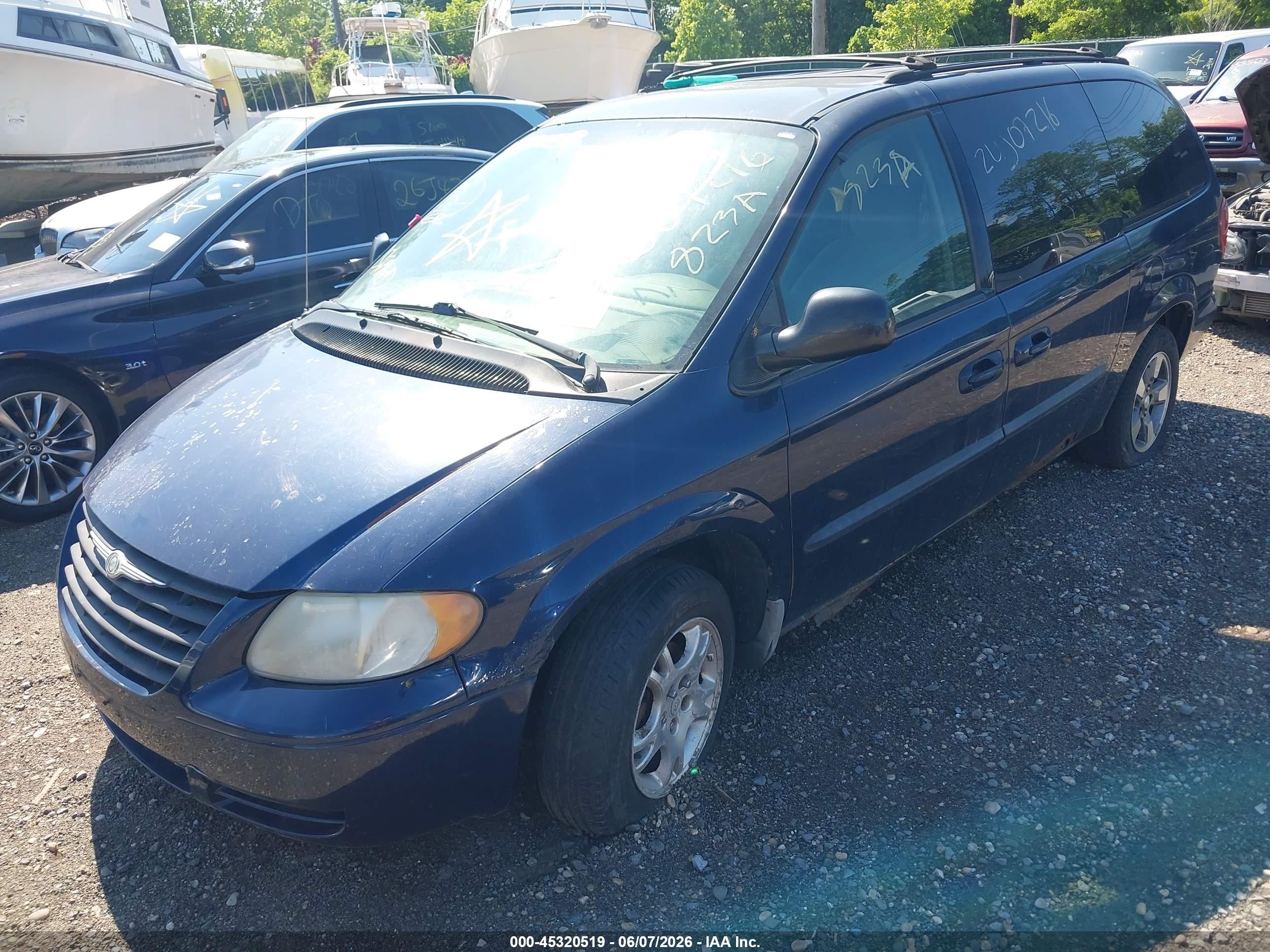 2003 Dodge Grand Caravan Sport Blue vin: 2D8GP44L23R328635