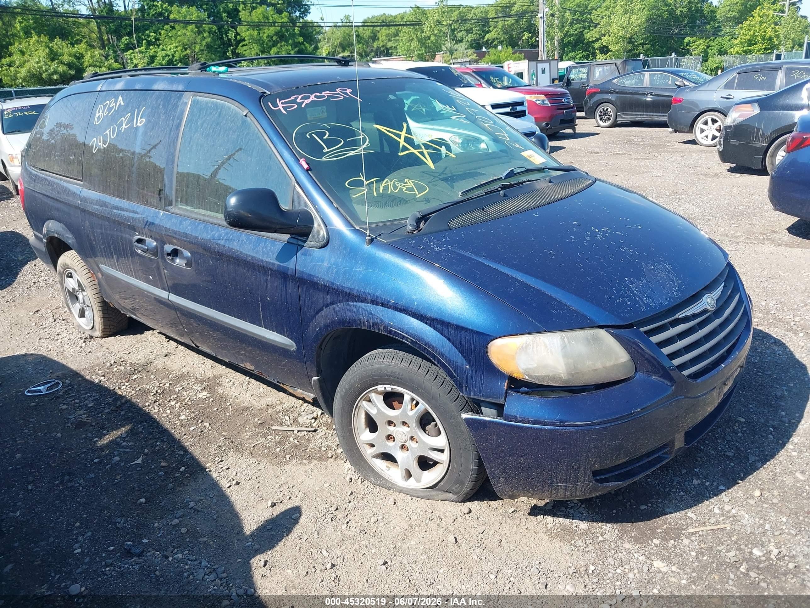2003 Dodge Grand Caravan Sport Blue vin: 2D8GP44L23R328635