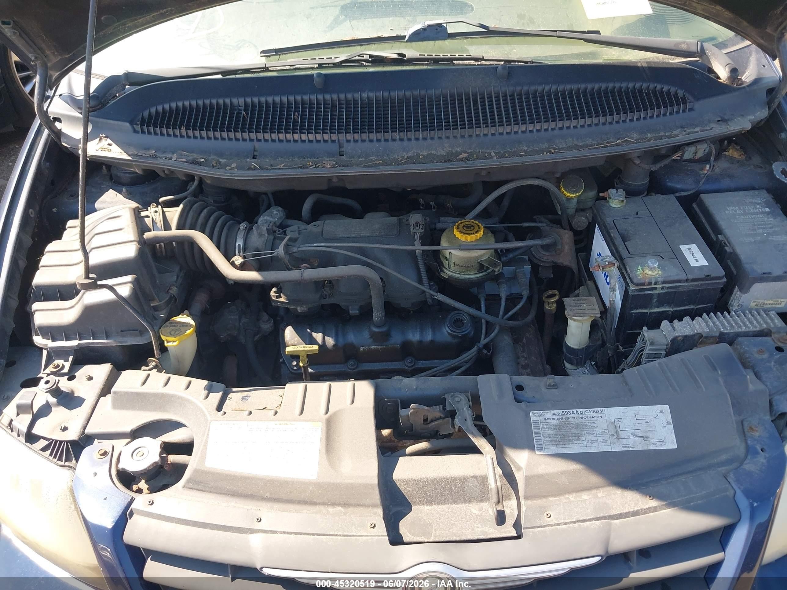2003 Dodge Grand Caravan Sport Blue vin: 2D8GP44L23R328635
