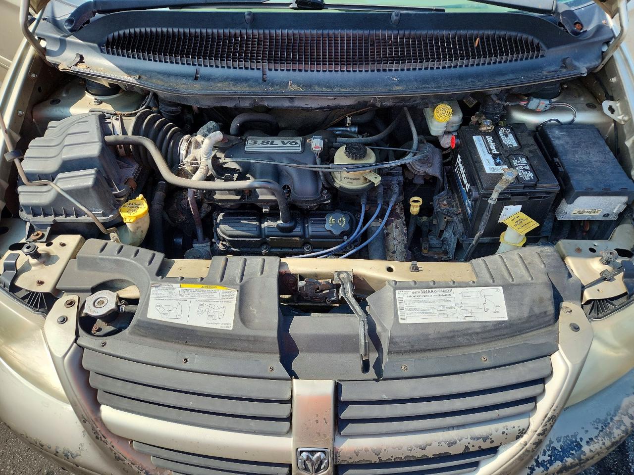 2005 Dodge Grand Caravan Sxt Gold vin: 2D8GP44L25R258797