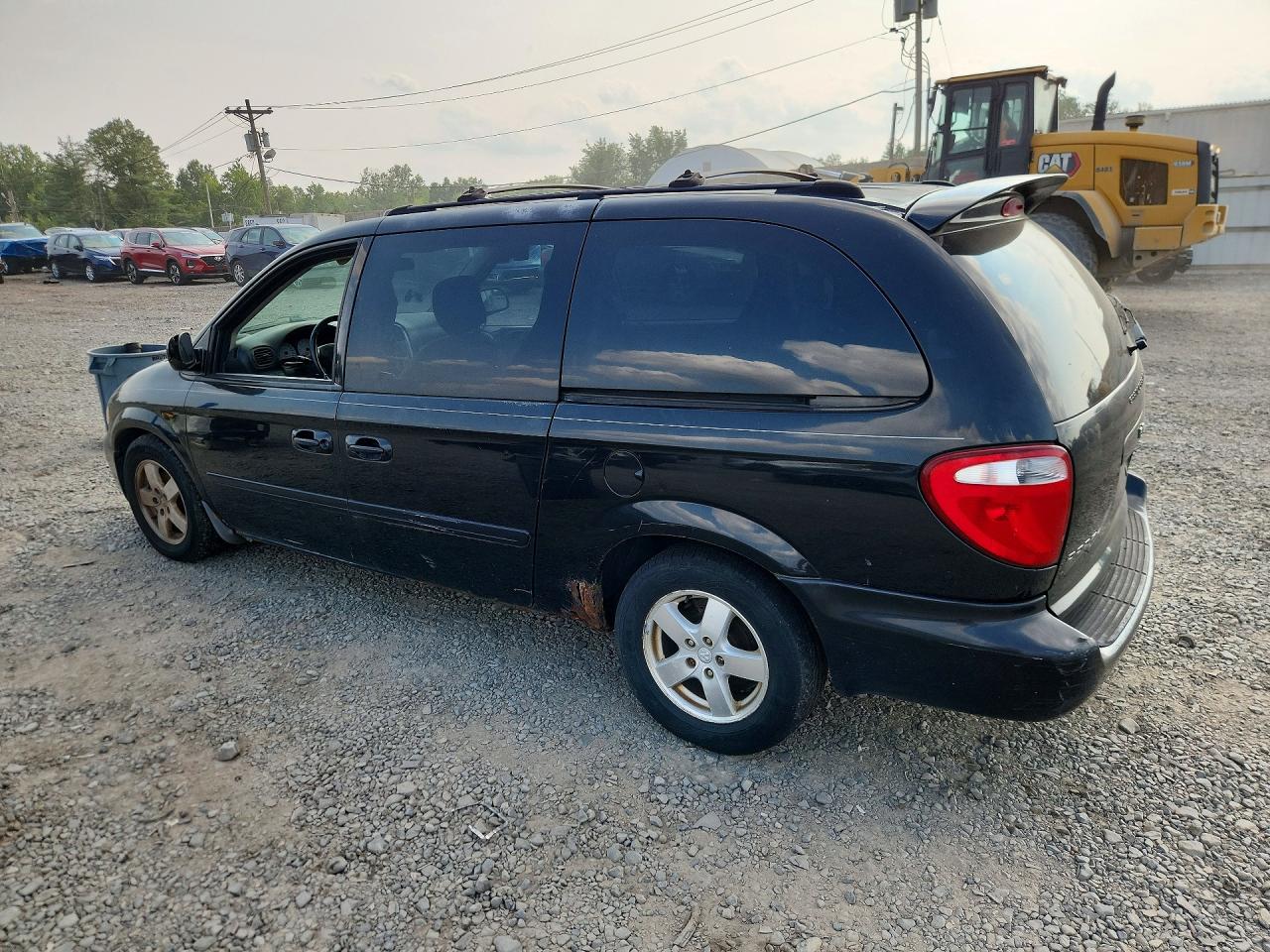 2005 Dodge Grand Caravan Sxt Black vin: 2D8GP44L65R443466