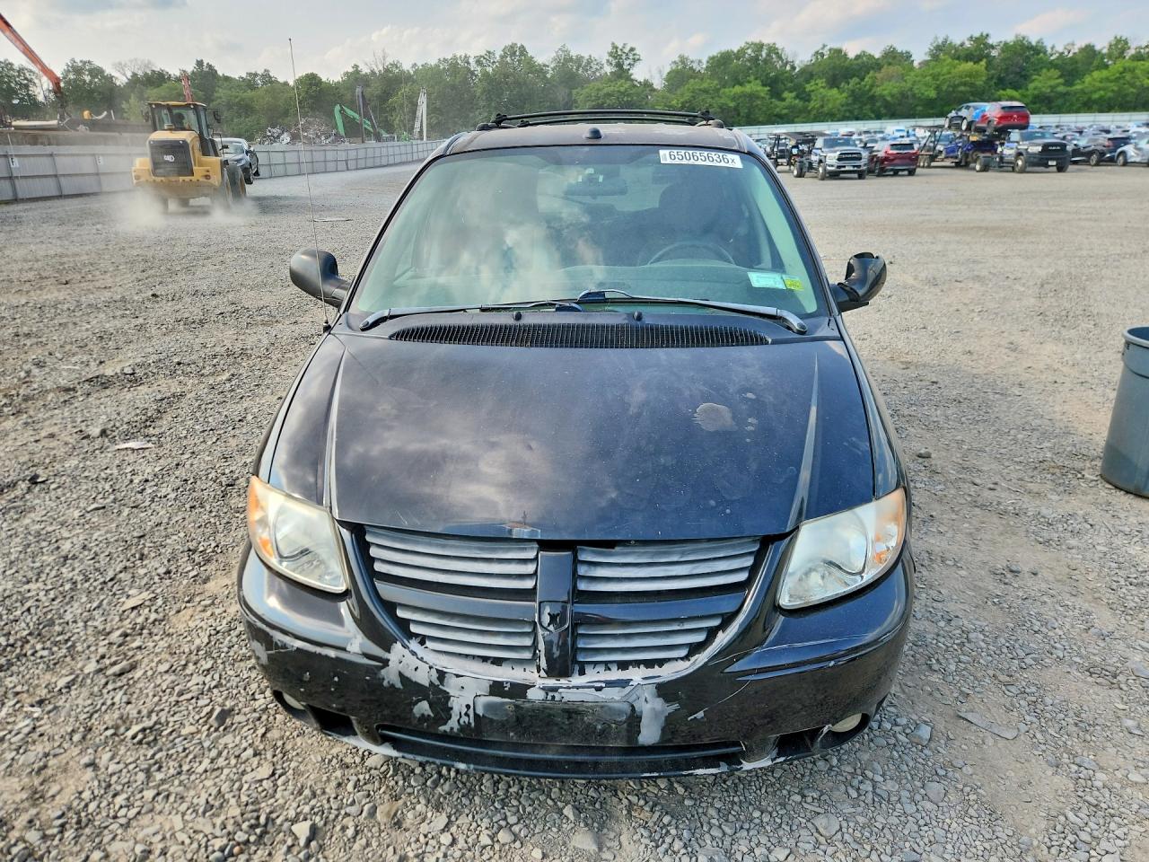 2005 Dodge Grand Caravan Sxt Black vin: 2D8GP44L65R443466