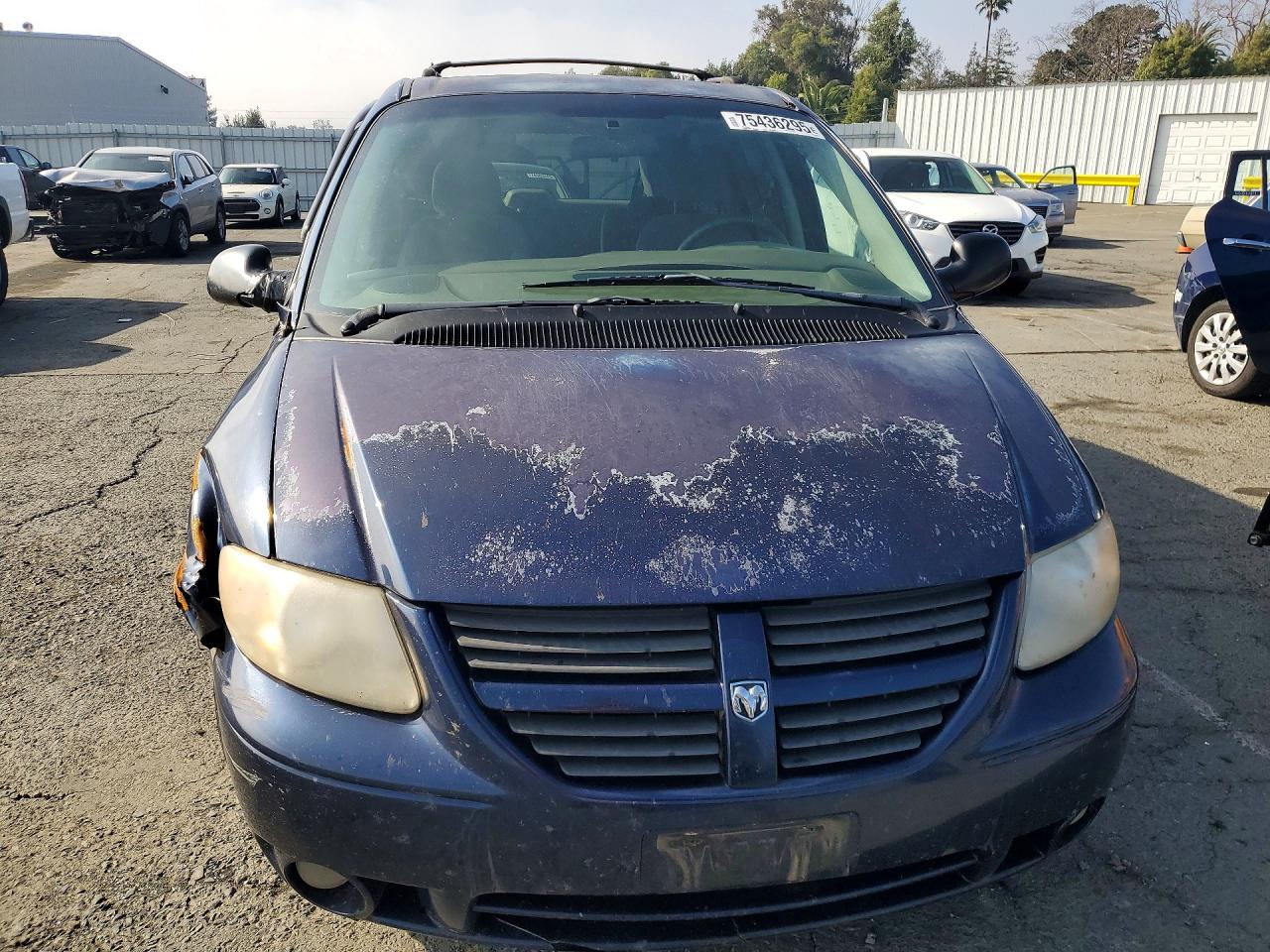 2006 Dodge Grand Caravan Sxt Blue vin: 2D8GP44L66R869675