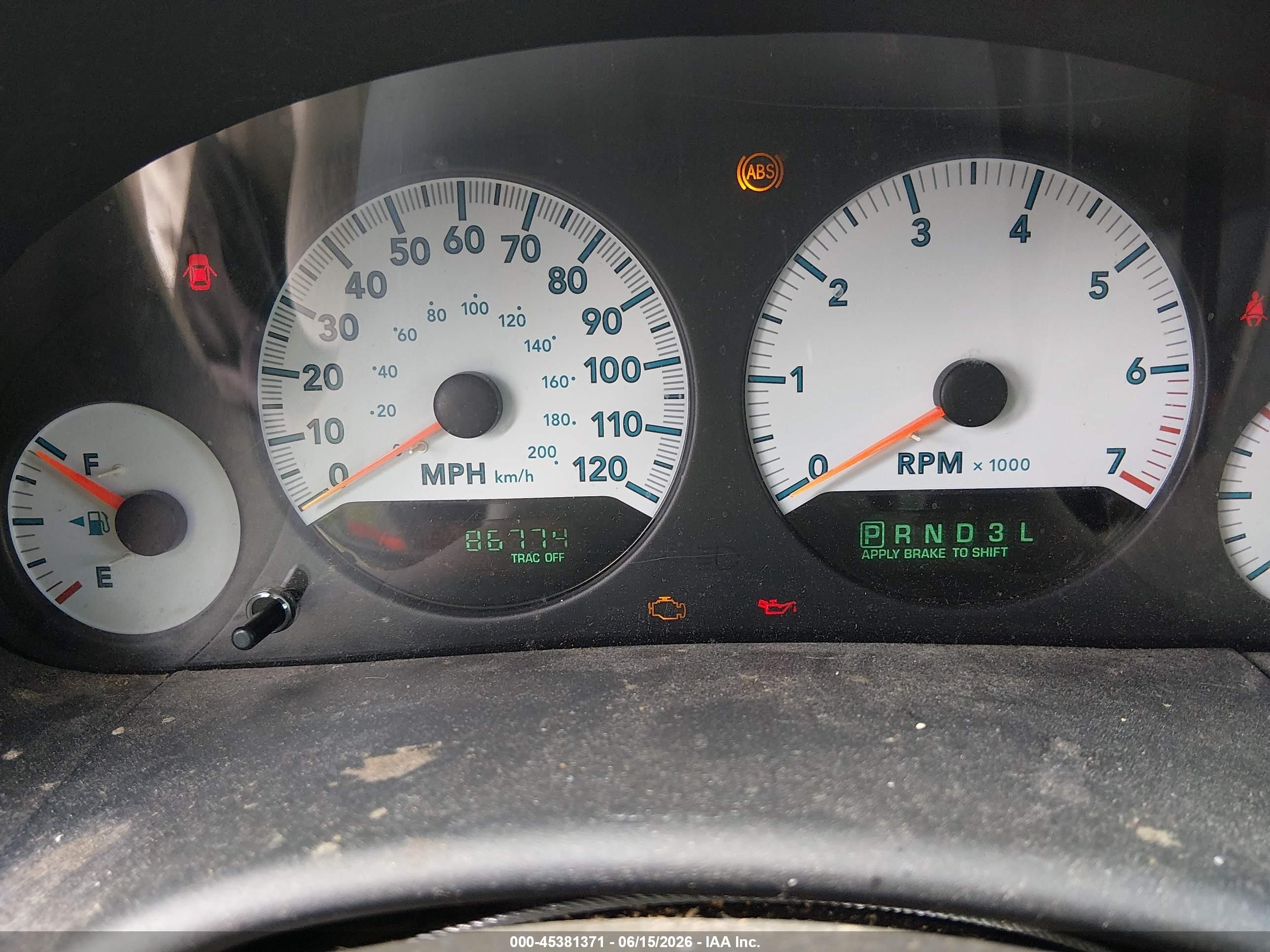 2006 Dodge Grand Caravan Sxt Gold vin: 2D8GP44L86R659241