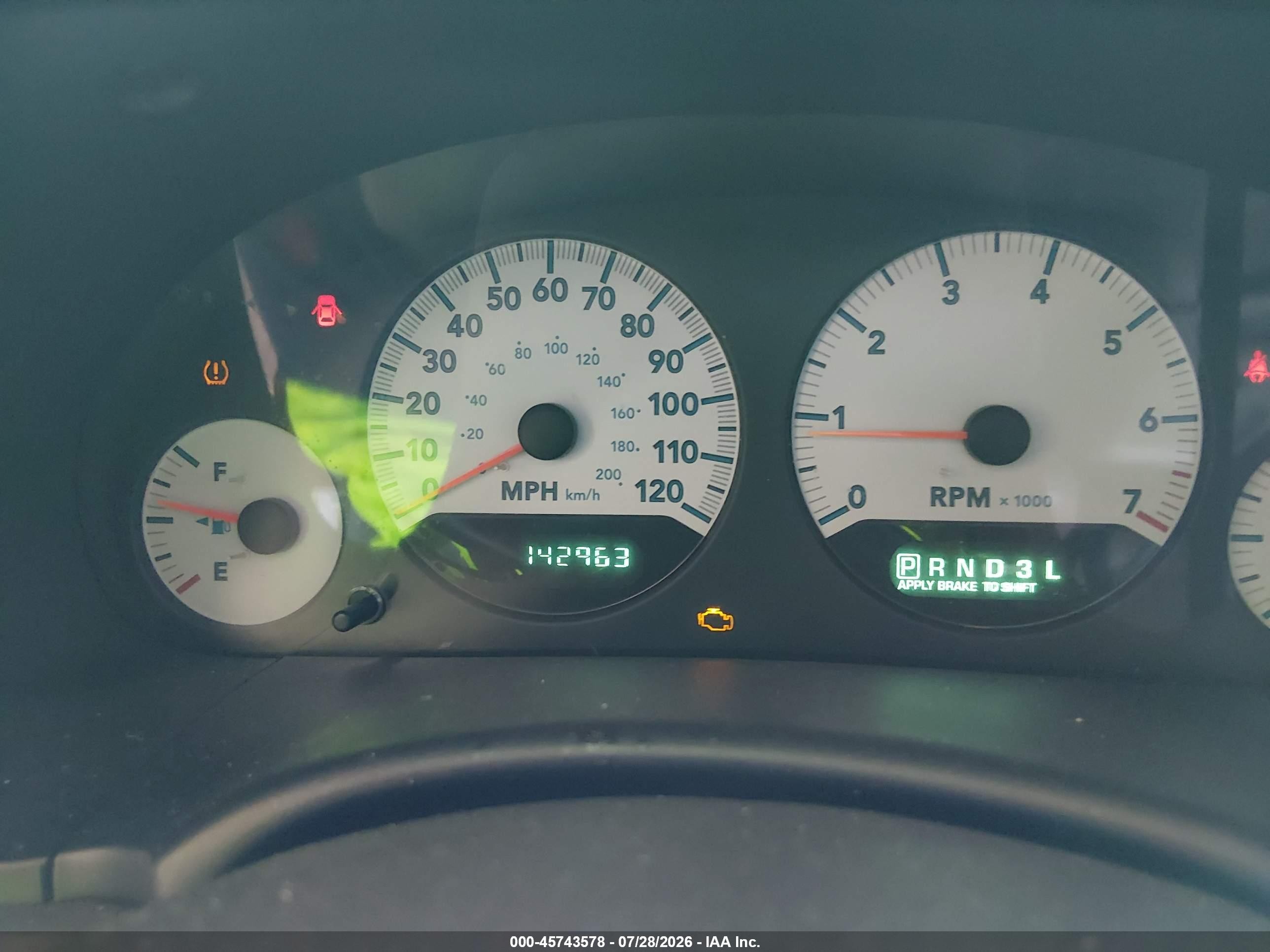 2007 Dodge Grand Caravan Sxt Red vin: 2D8GP44L87R266244