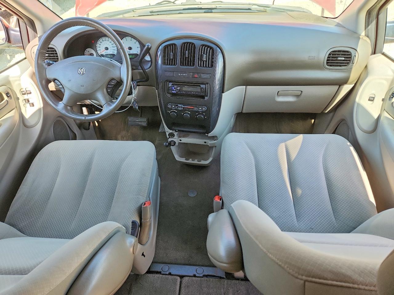2007 Dodge Grand Caravan Sxt Красный vin: 2D8GP44LX7R318974