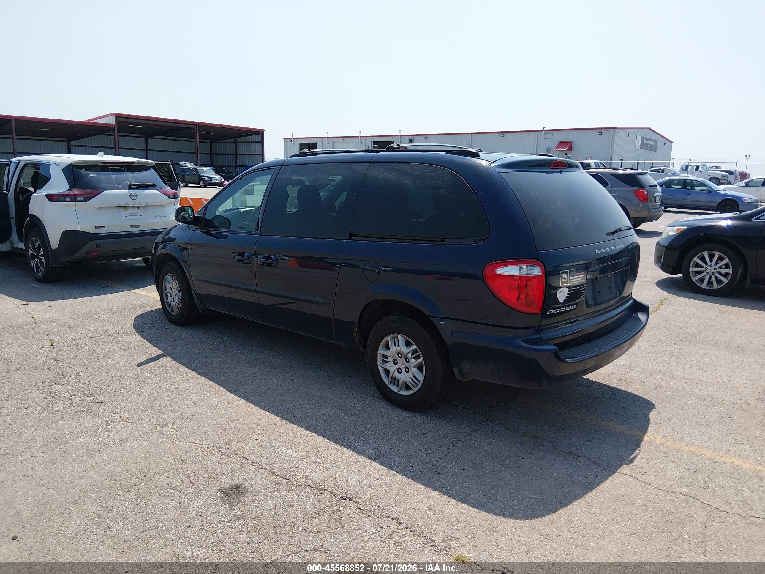 2003 Dodge Grand Caravan Sport Blue vin: 2D8GP44R03R331697