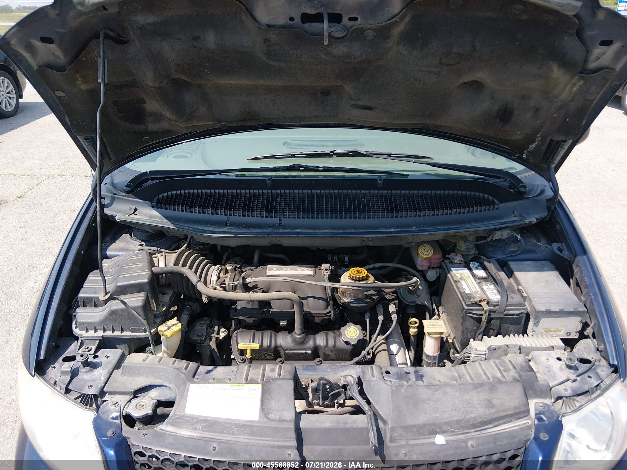 2003 Dodge Grand Caravan Sport Blue vin: 2D8GP44R03R331697