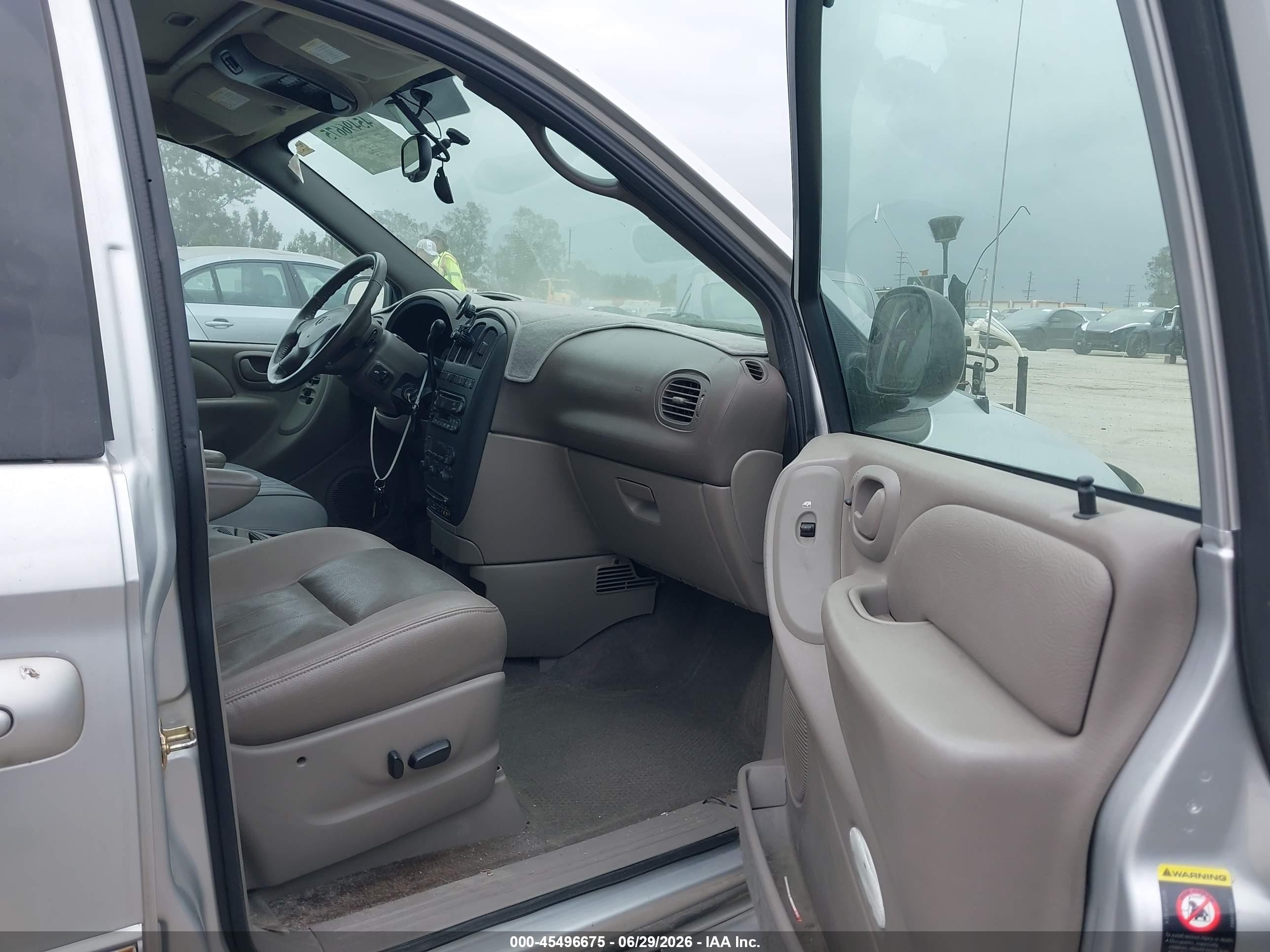 2003 Dodge Grand Caravan Es Silver vin: 2D8GP54L73R371261