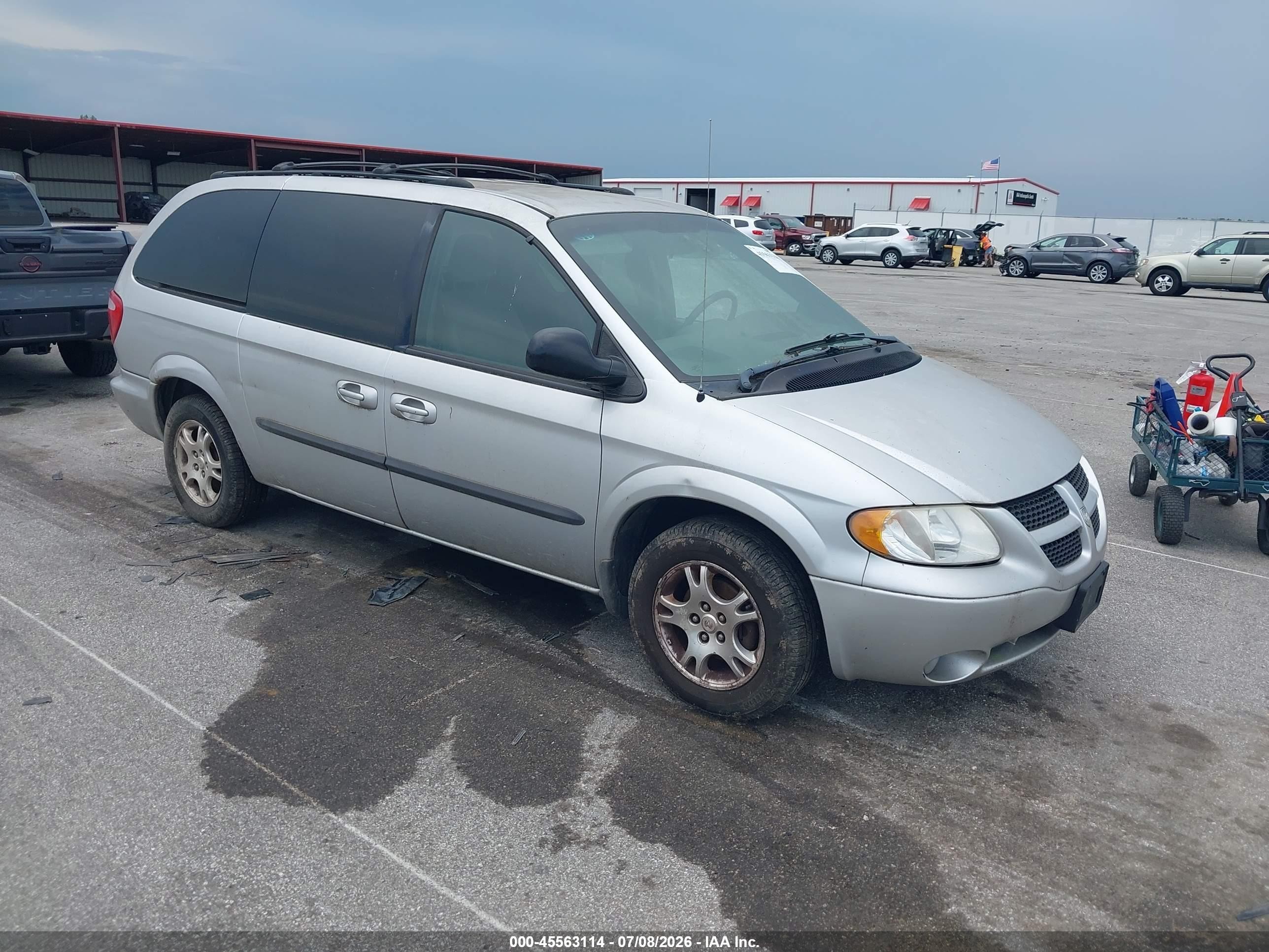 2003 Dodge Grand Caravan Sport Silver vin: 2D8GT44L93R217558