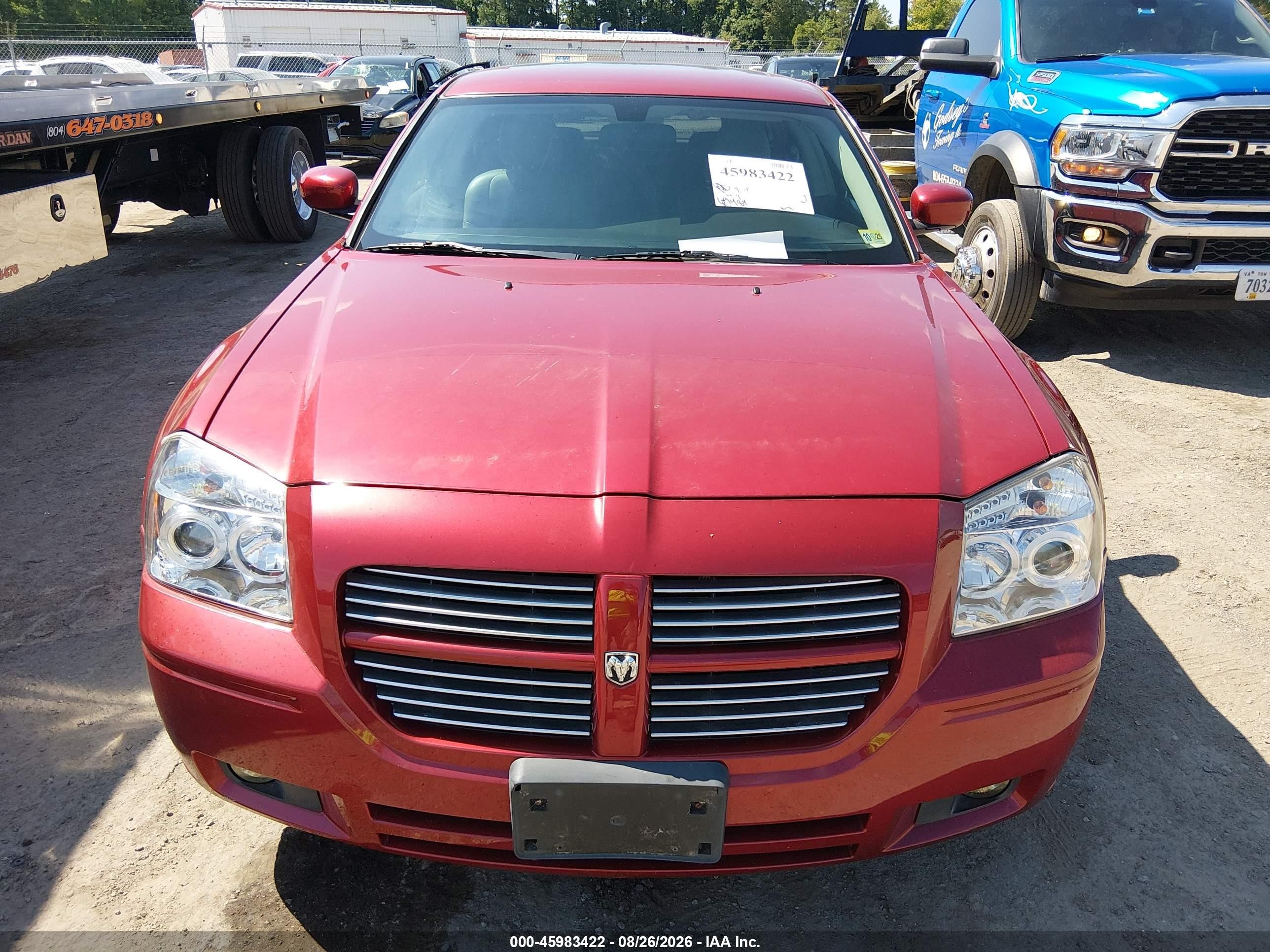 2005 Dodge Magnum Rt Red vin: 2D8GV58215H586876