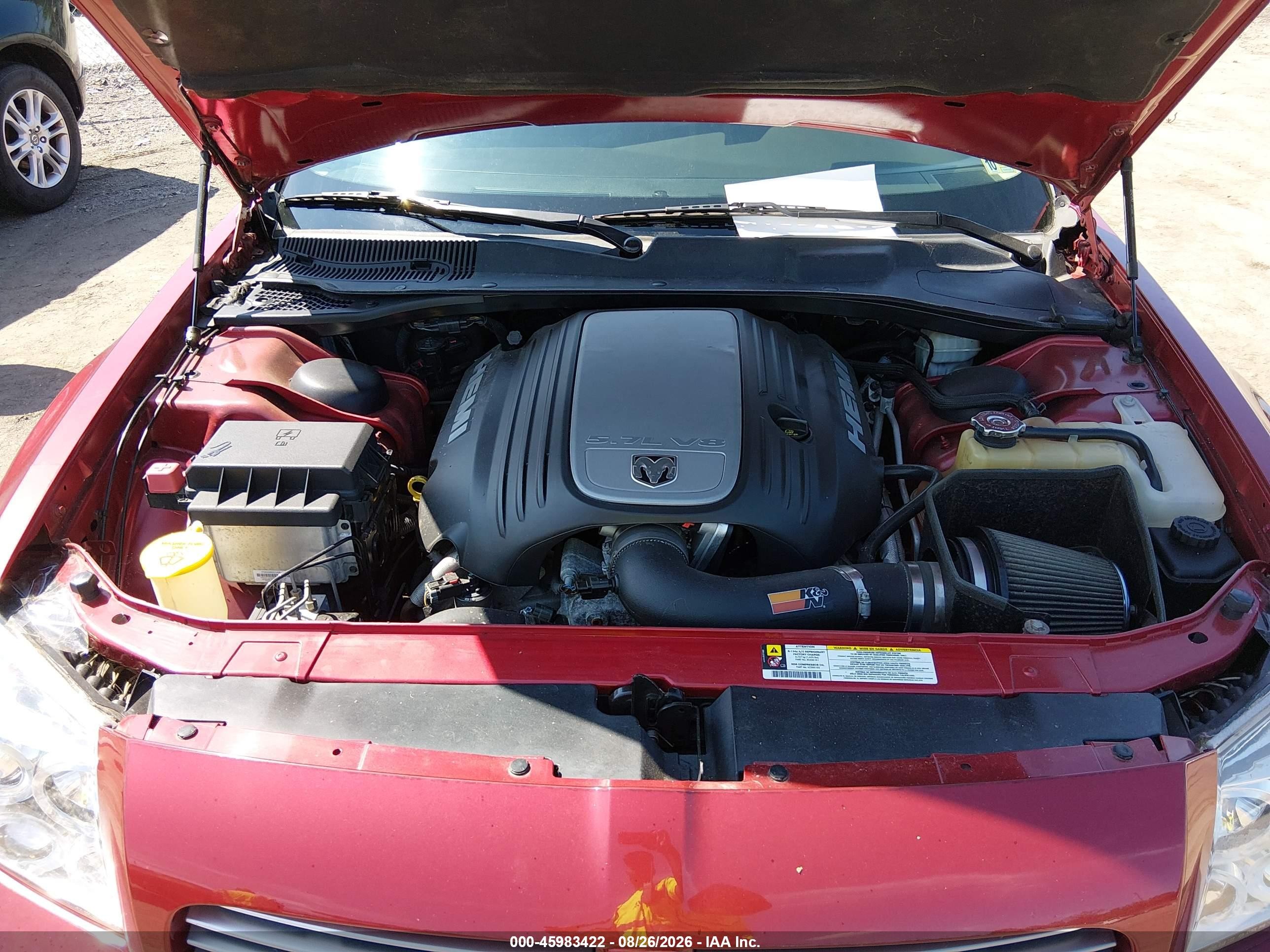 2005 Dodge Magnum Rt Red vin: 2D8GV58215H586876