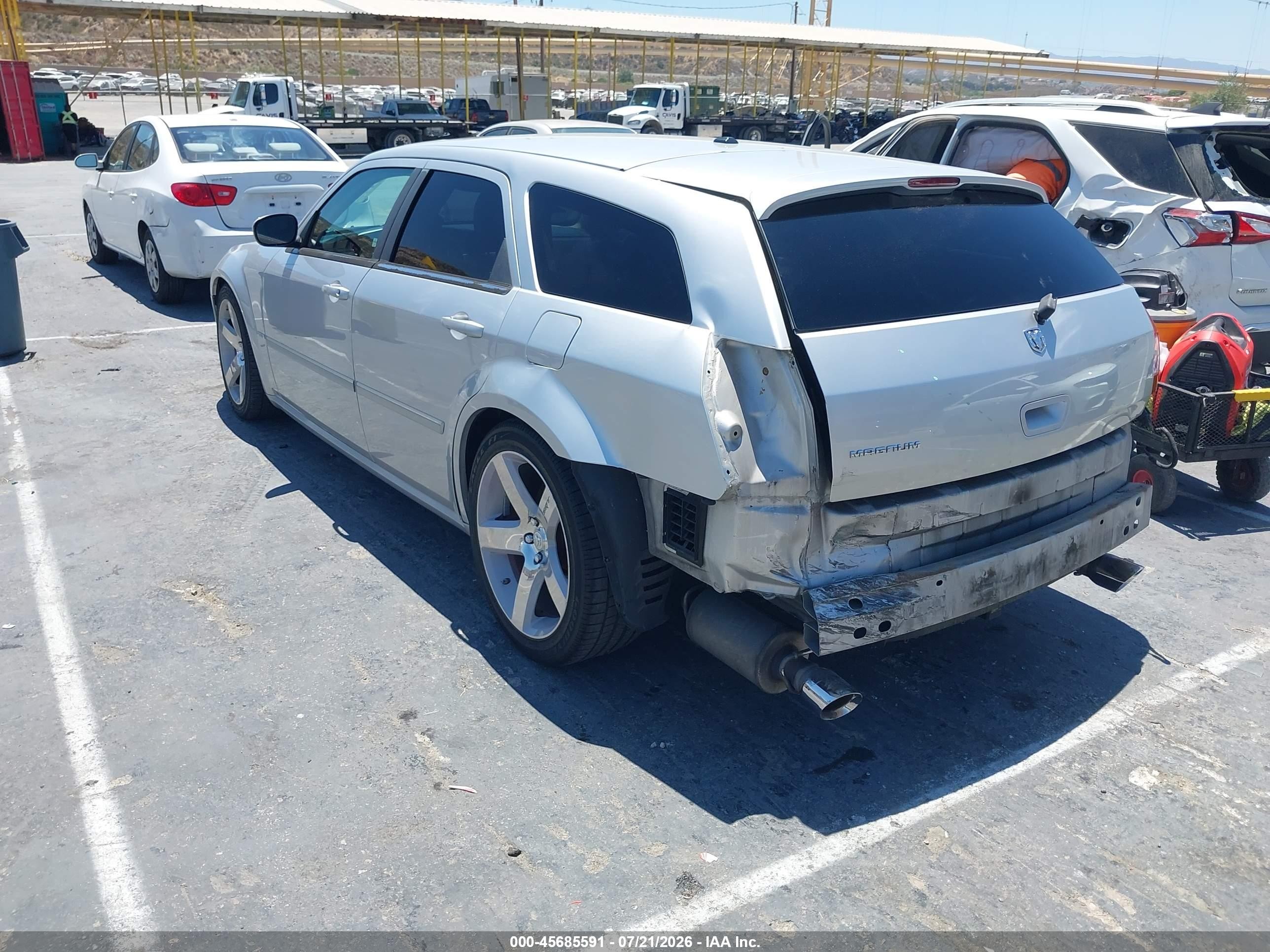 2007 Dodge Magnum Srt8 Silver vin: 2D8GV77347H655293