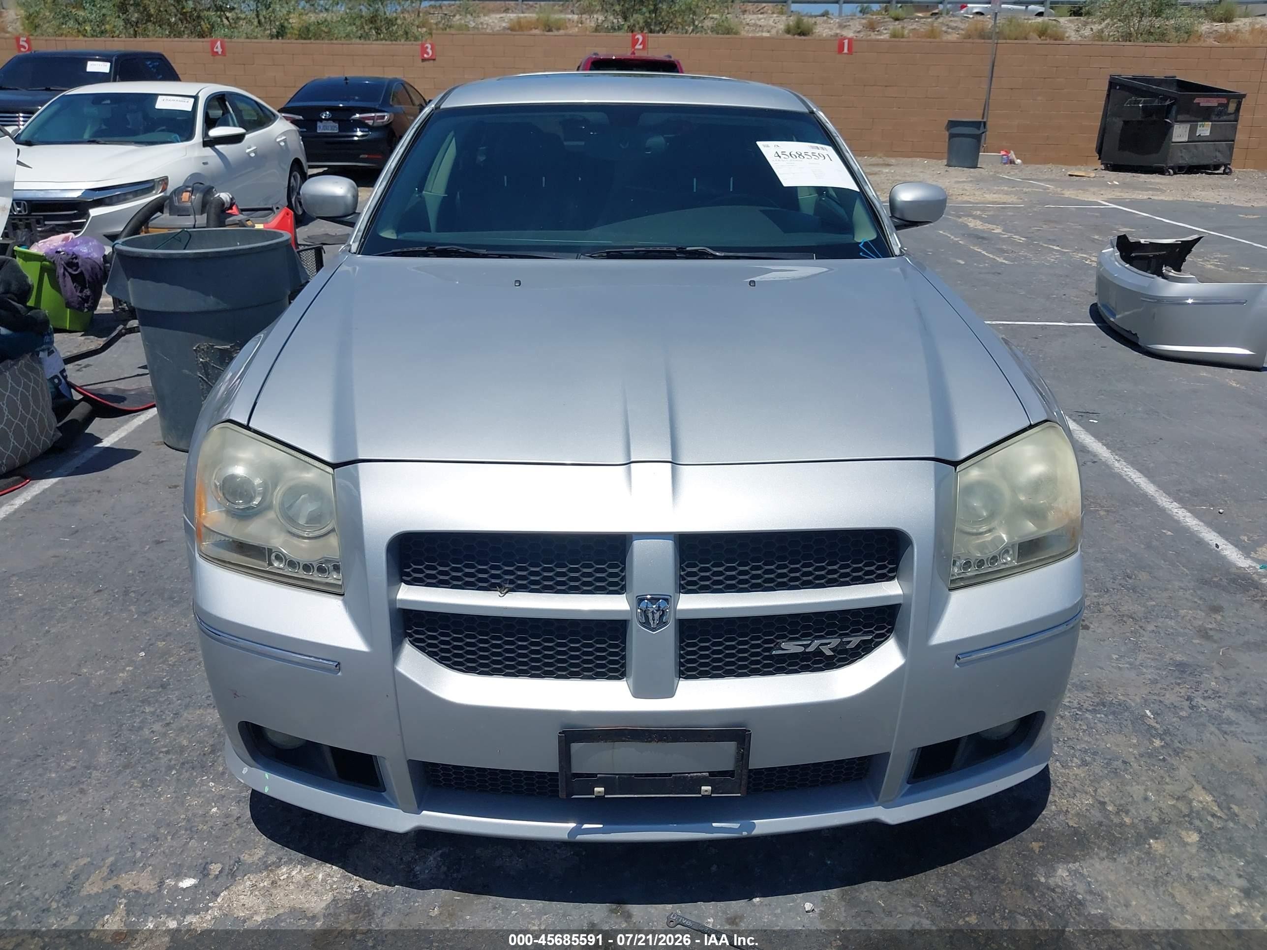 2007 Dodge Magnum Srt8 Silver vin: 2D8GV77347H655293