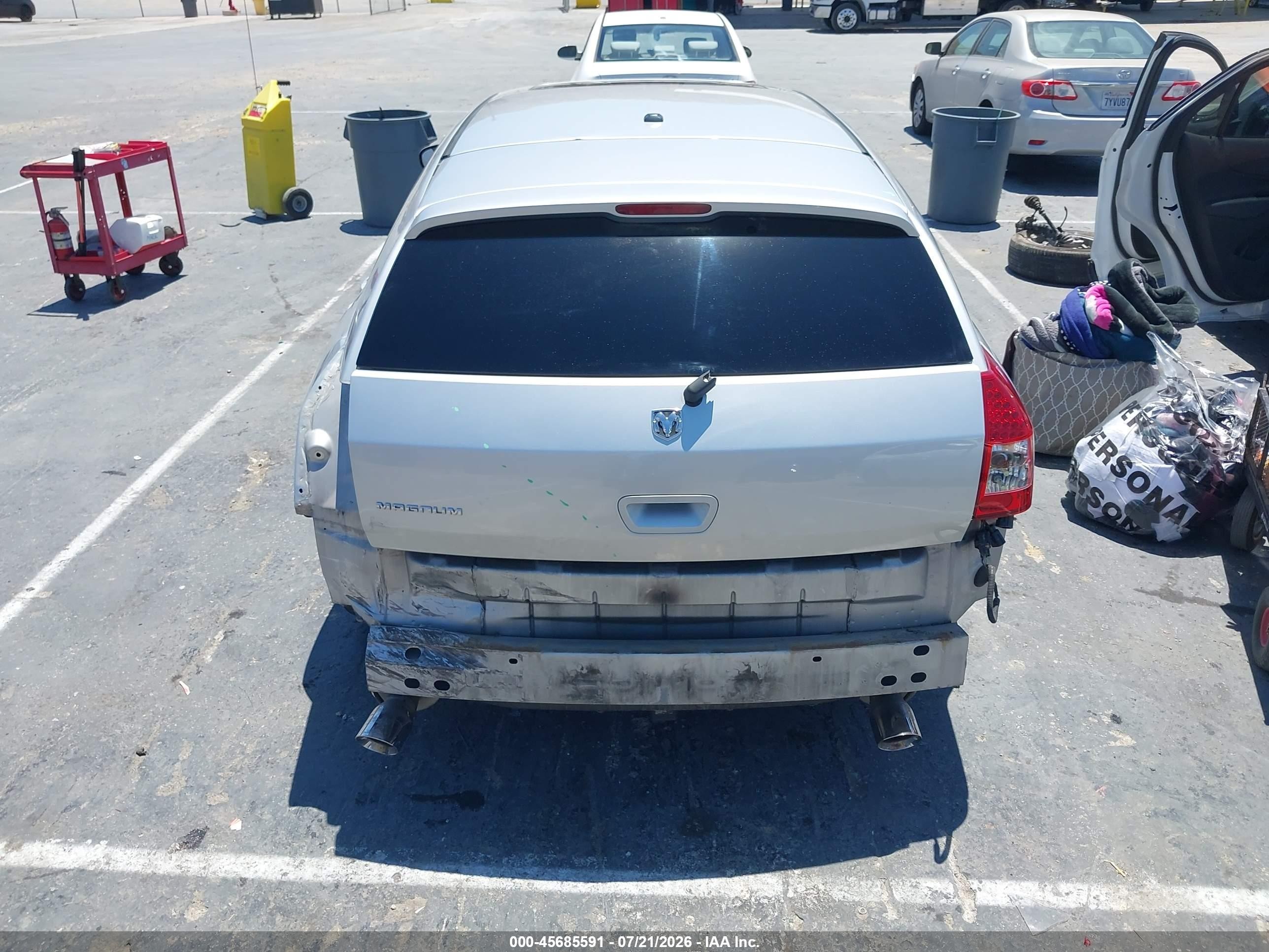 2007 Dodge Magnum Srt8 Silver vin: 2D8GV77347H655293