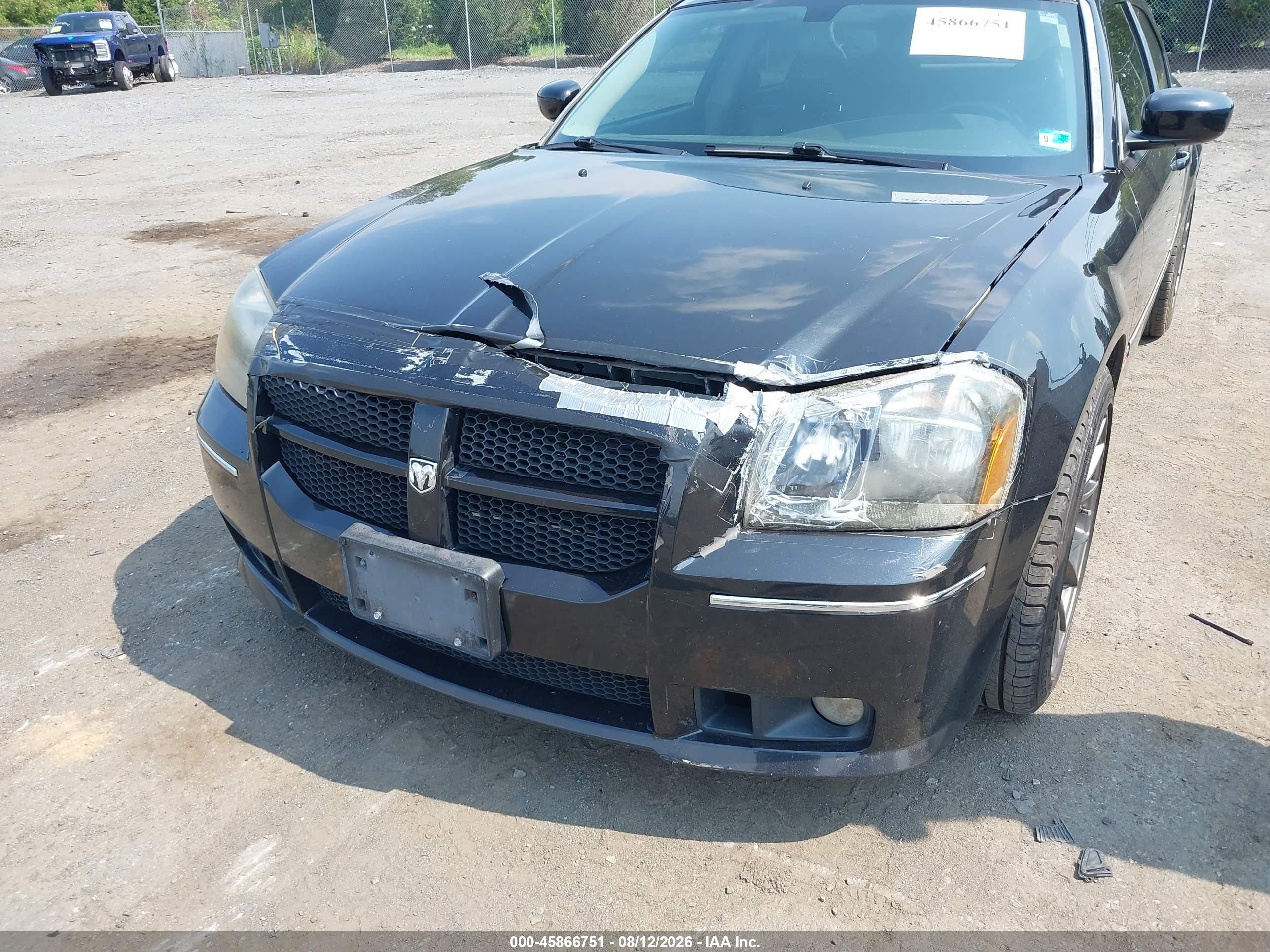 2006 Dodge Magnum Srt8 Черный vin: 2D8GV773X6H339542