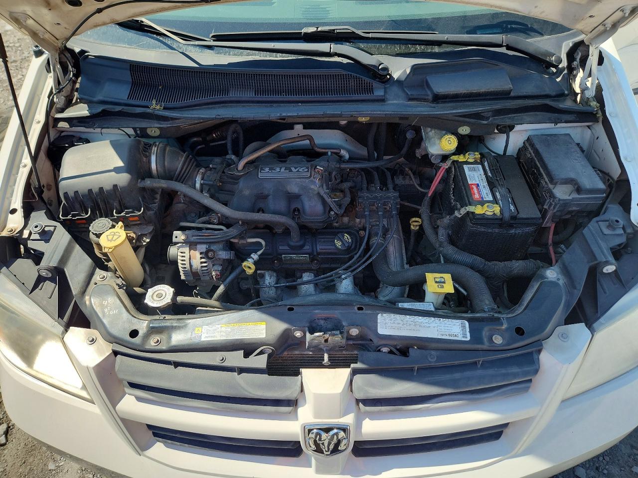 2009 Dodge Grand Caravan C/v White vin: 2D8HN11E99R698794