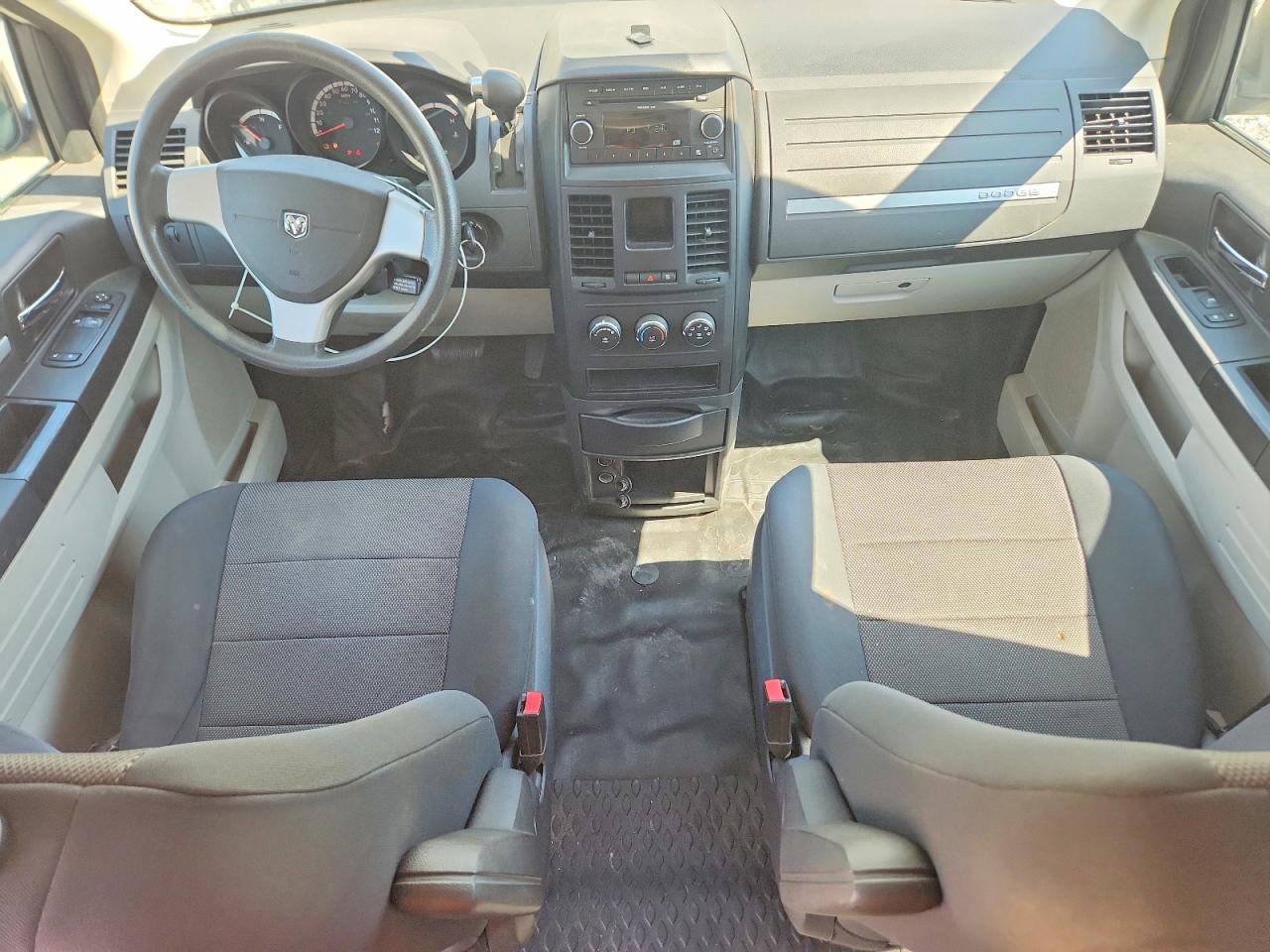 2009 Dodge Grand Caravan C/v White vin: 2D8HN11E99R698794