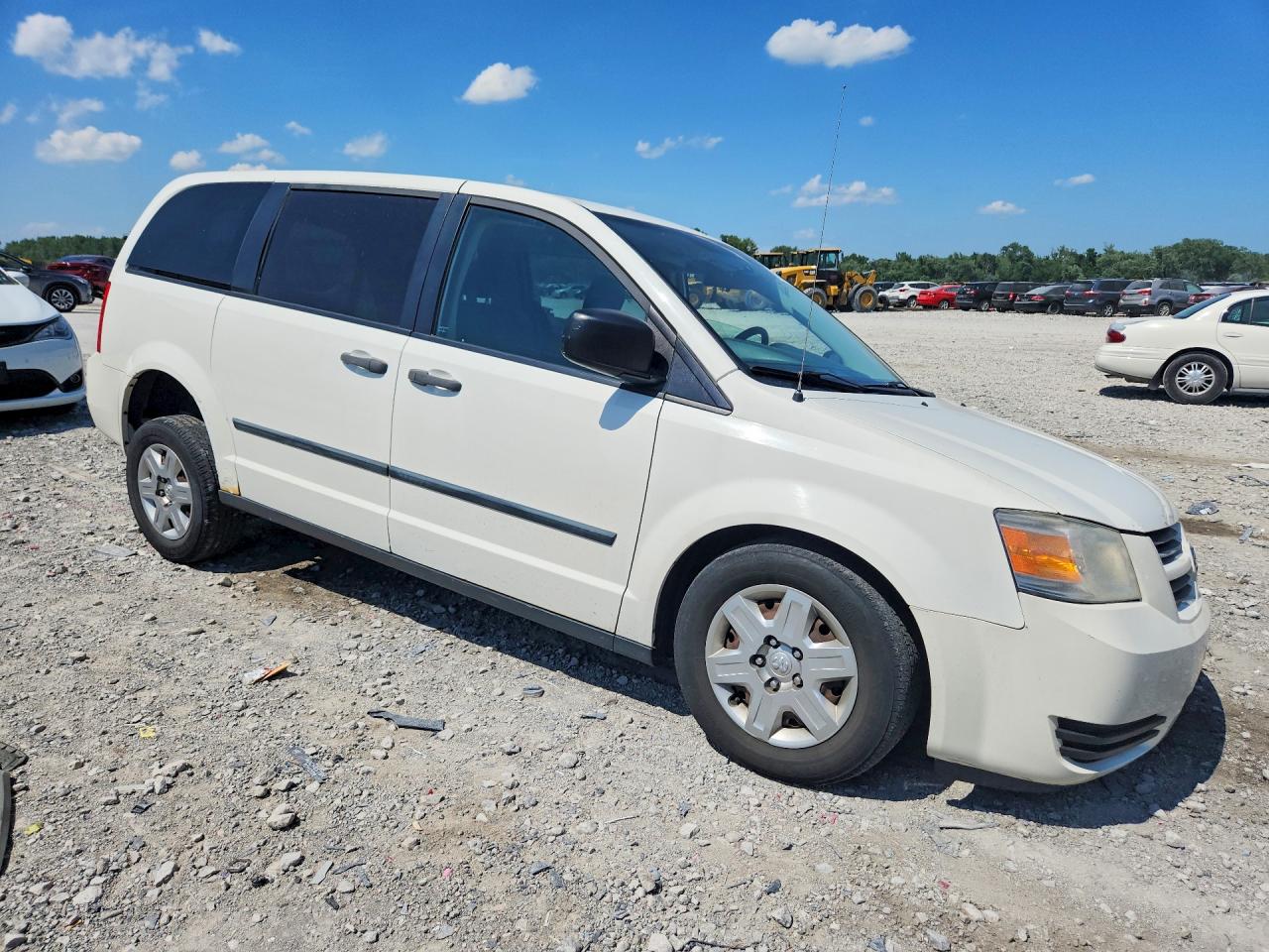 2009 Dodge Grand Caravan C/v White vin: 2D8HN11E99R698794