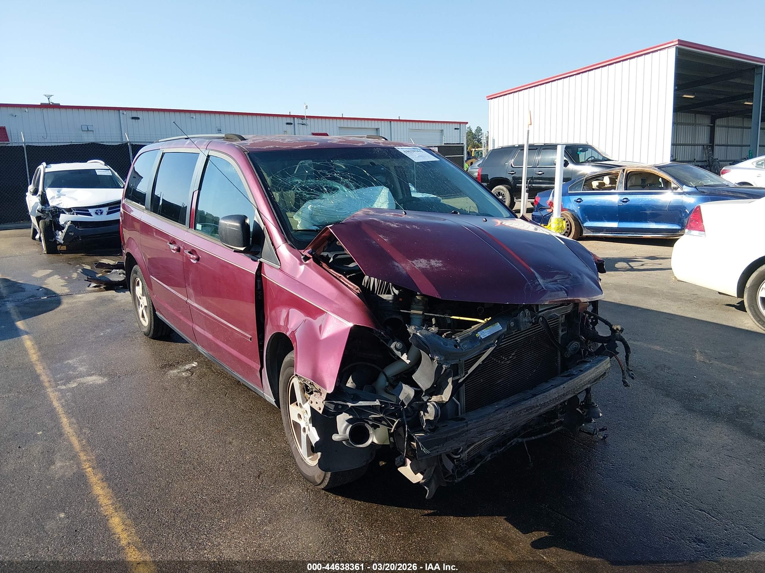 2009 Dodge Grand Caravan Se Burgundy vin: 2D8HN44E09R516655