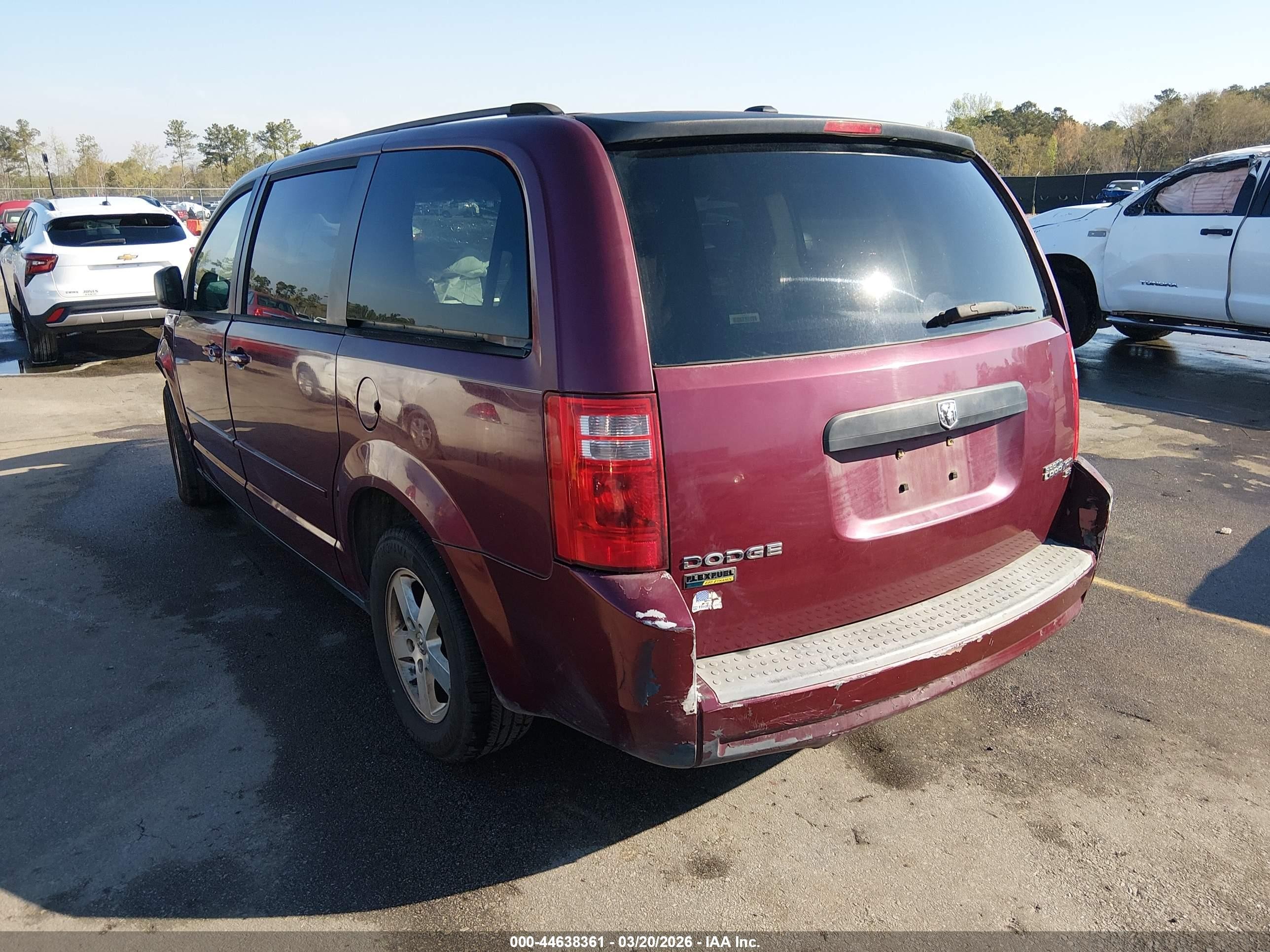 2009 Dodge Grand Caravan Se Burgundy vin: 2D8HN44E09R516655