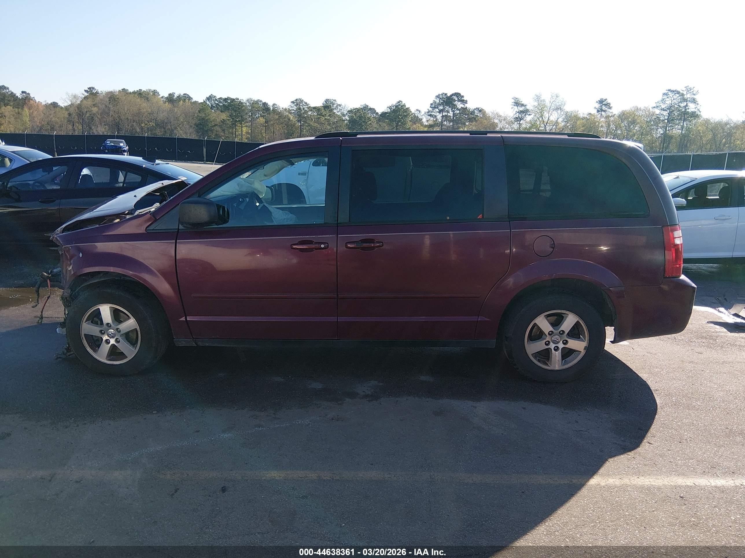2009 Dodge Grand Caravan Se Burgundy vin: 2D8HN44E09R516655