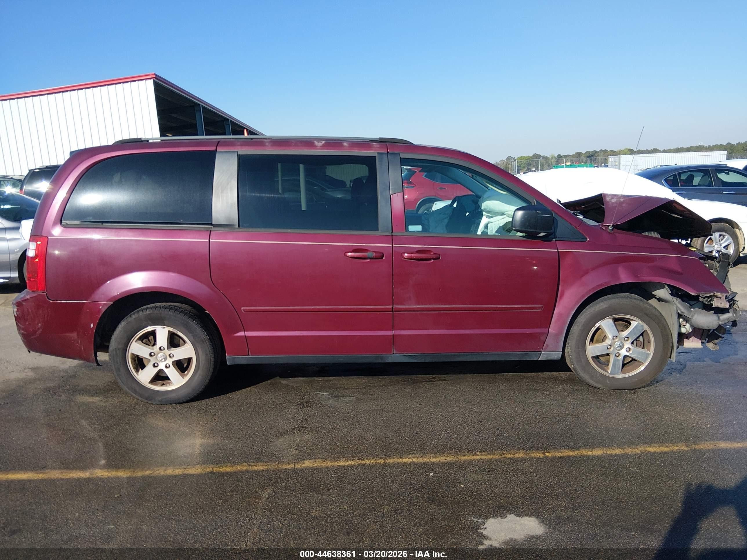 2009 Dodge Grand Caravan Se Burgundy vin: 2D8HN44E09R516655