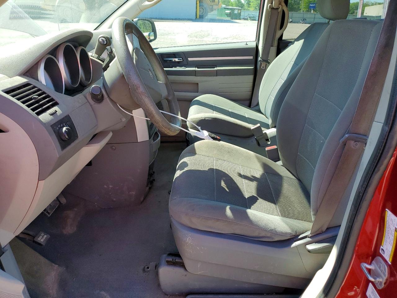 2009 Dodge Grand Caravan Se Red vin: 2D8HN44E09R655510