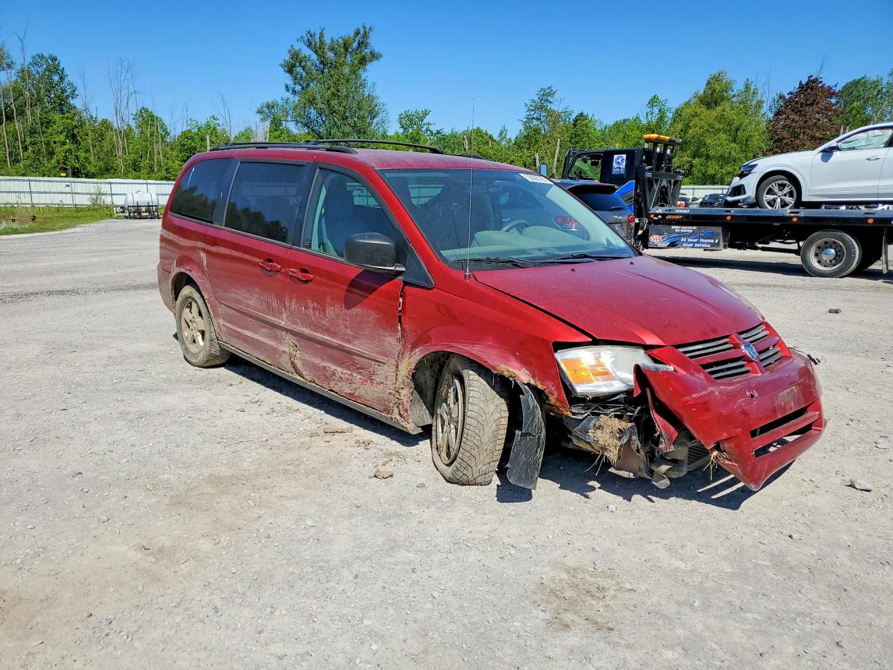 2009 Dodge Grand Caravan Se Red vin: 2D8HN44E09R655510