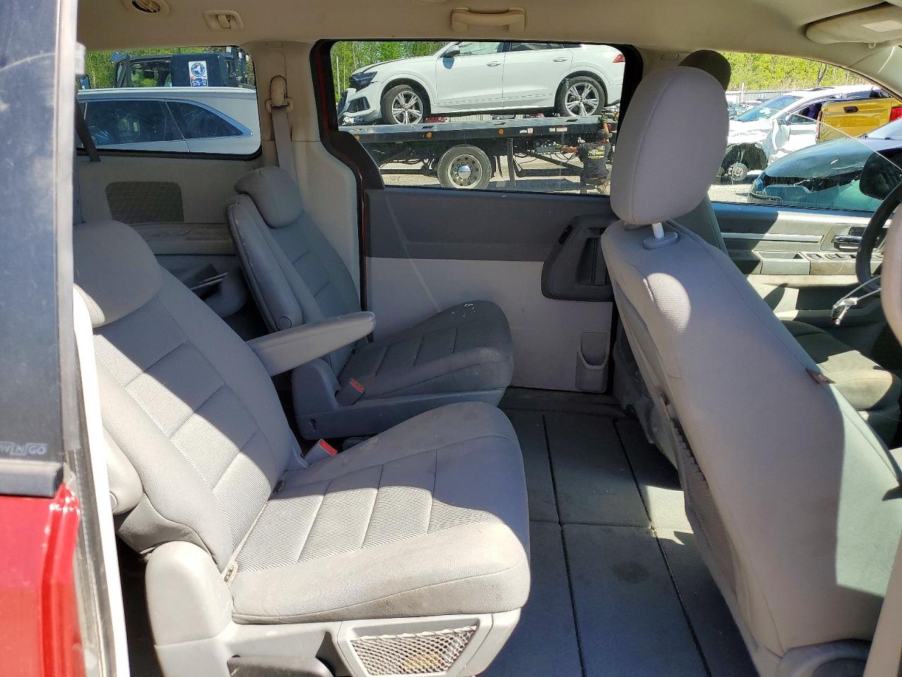 2009 Dodge Grand Caravan Se Red vin: 2D8HN44E09R655510