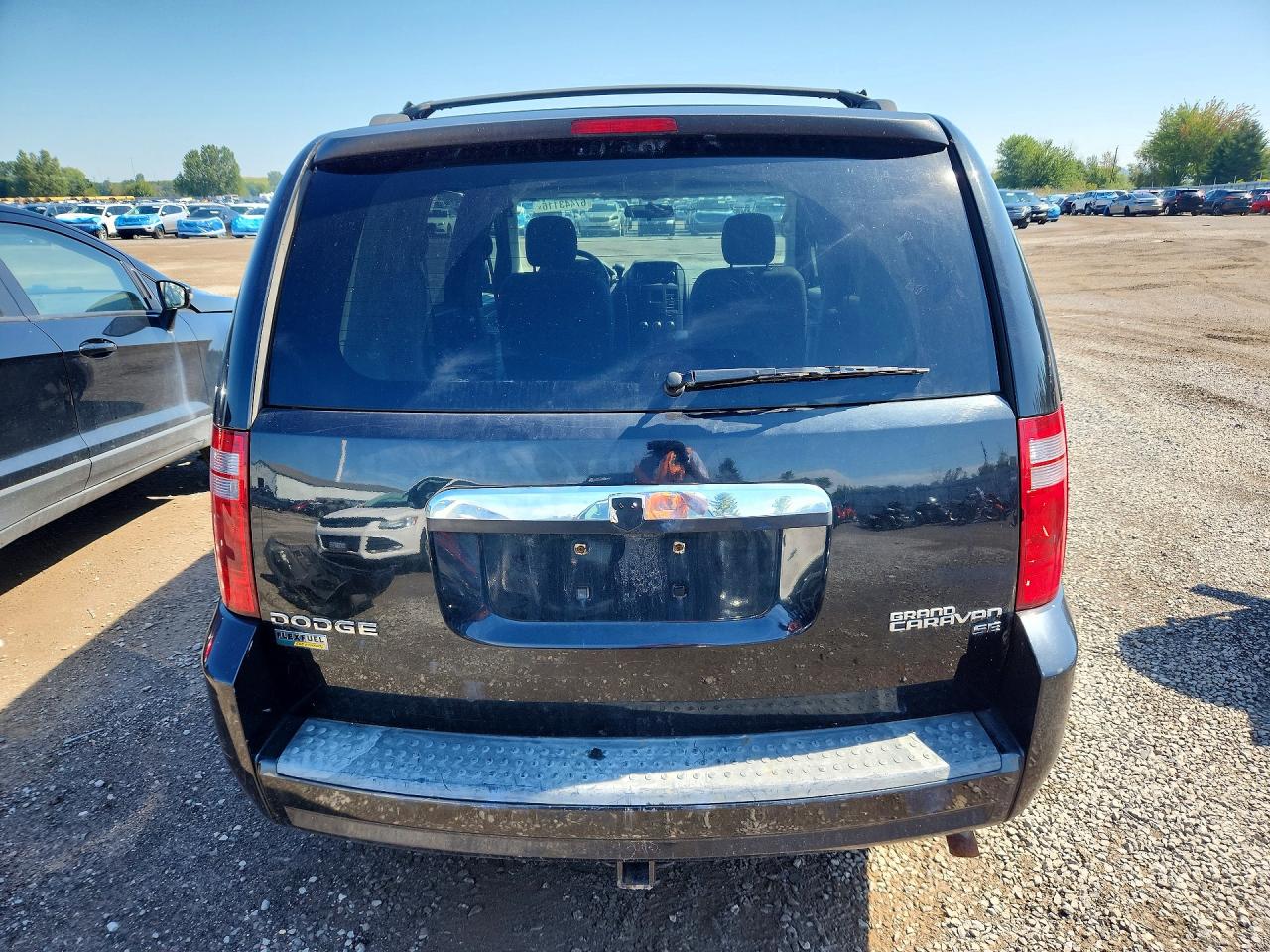 2009 Dodge Grand Caravan Se Black vin: 2D8HN44E09R699264