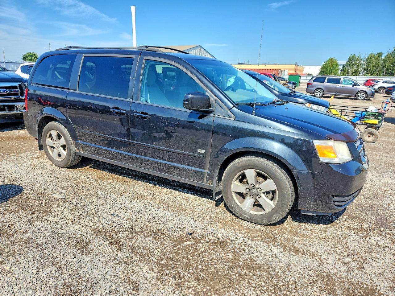 2009 Dodge Grand Caravan Se Black vin: 2D8HN44E09R699264