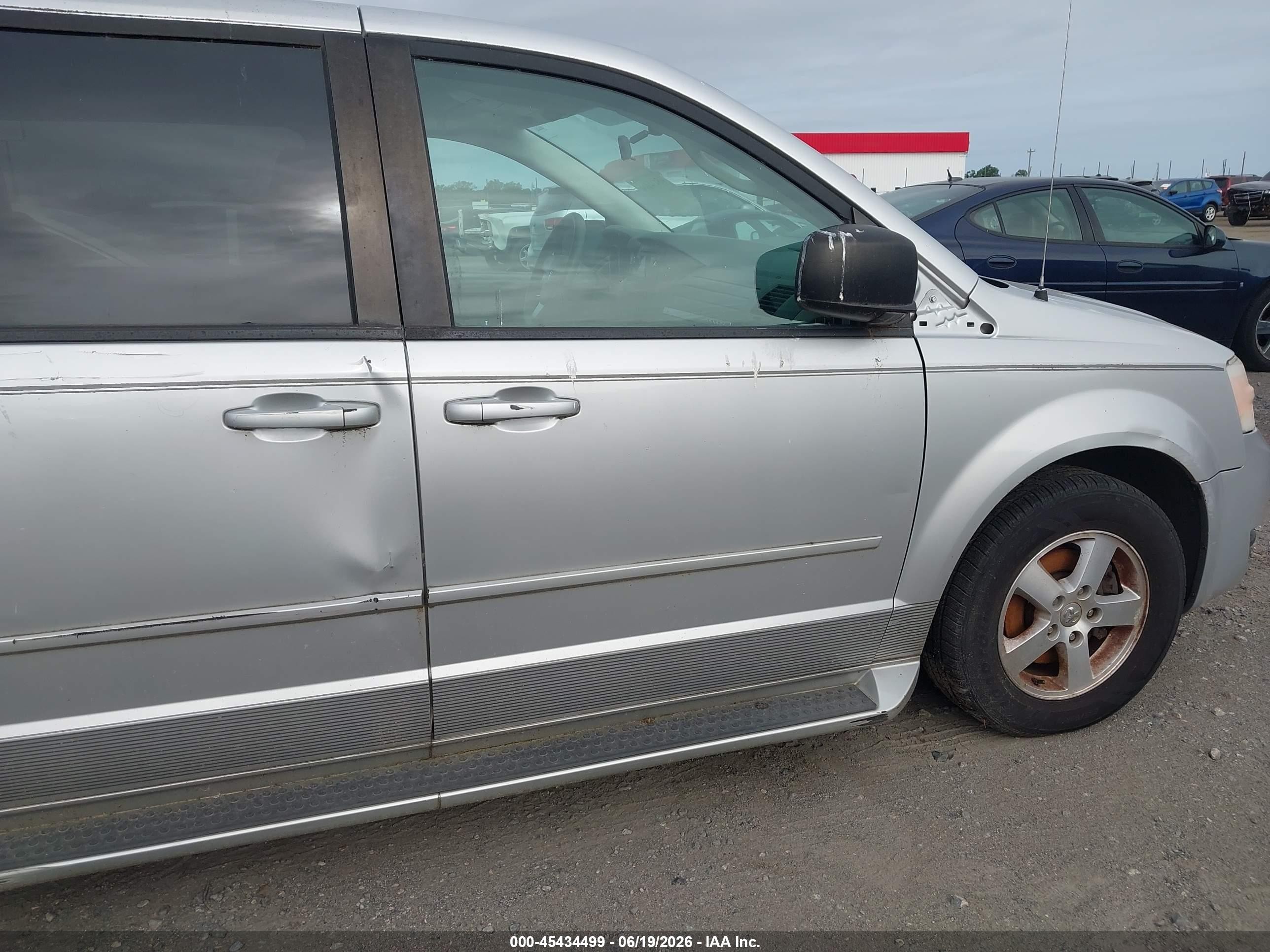 2009 Dodge Grand Caravan Se Silver vin: 2D8HN44E19R510900