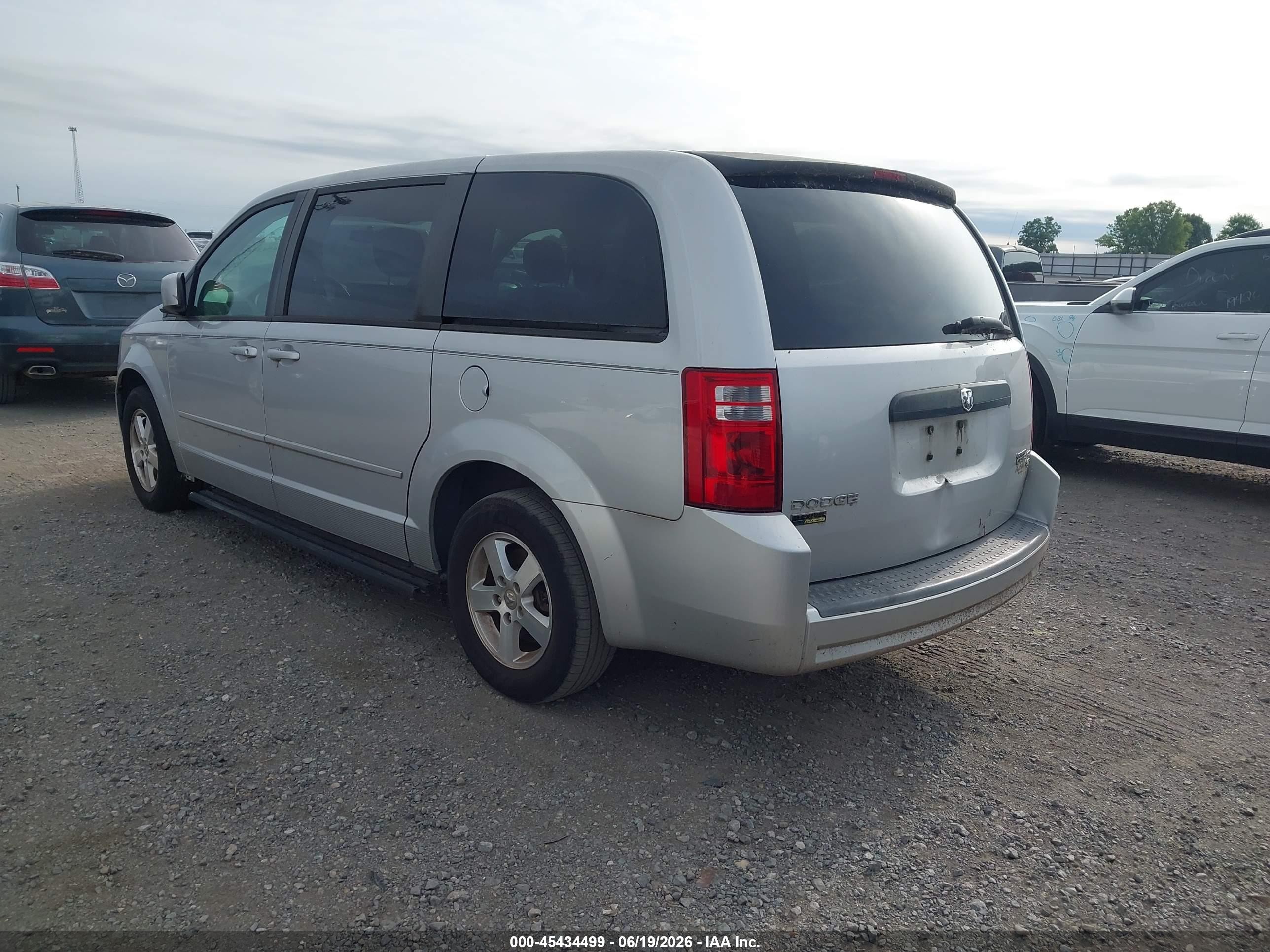 2009 Dodge Grand Caravan Se Silver vin: 2D8HN44E19R510900