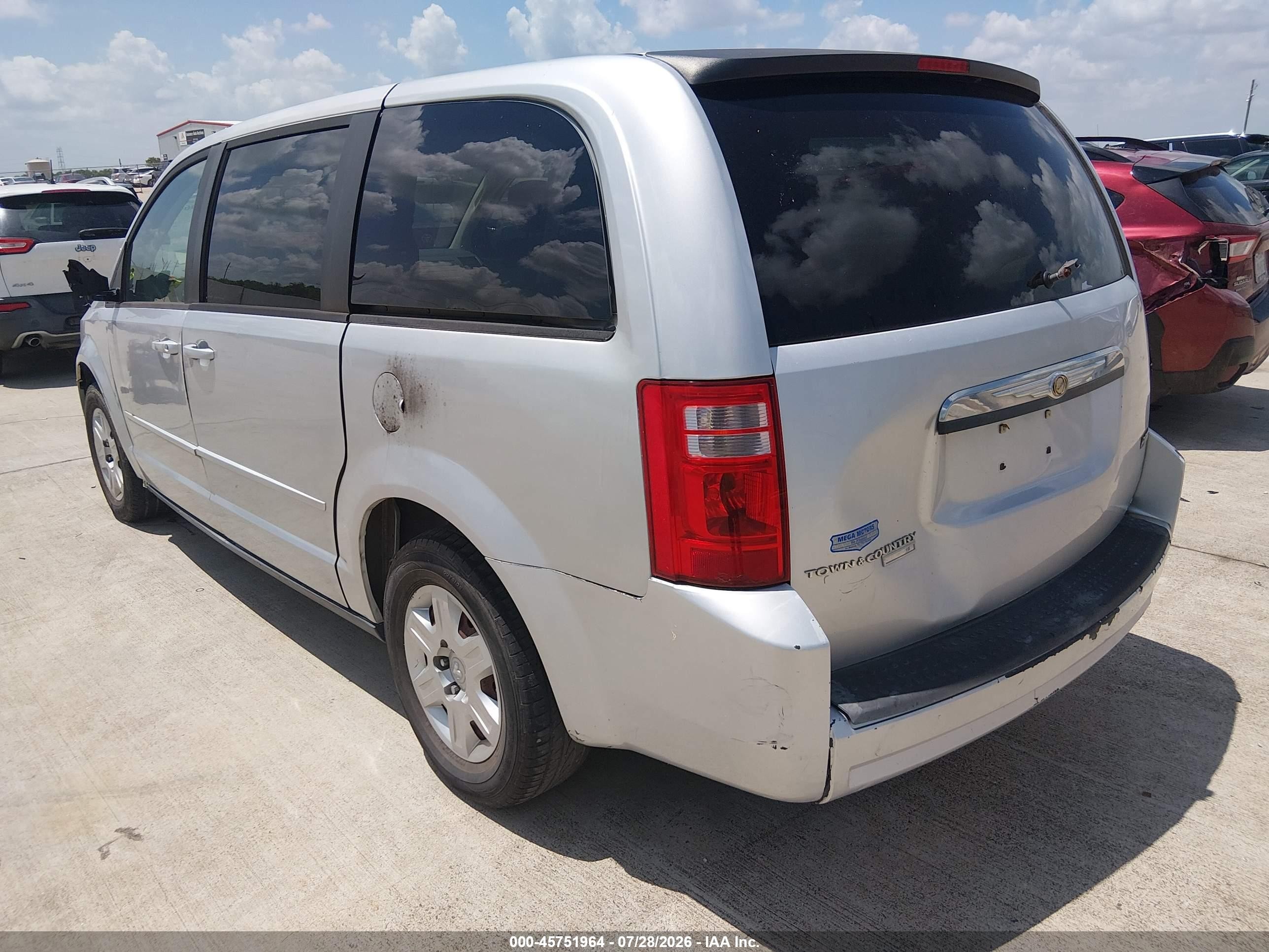 2009 Dodge Grand Caravan Se Silver vin: 2D8HN44E19R641602
