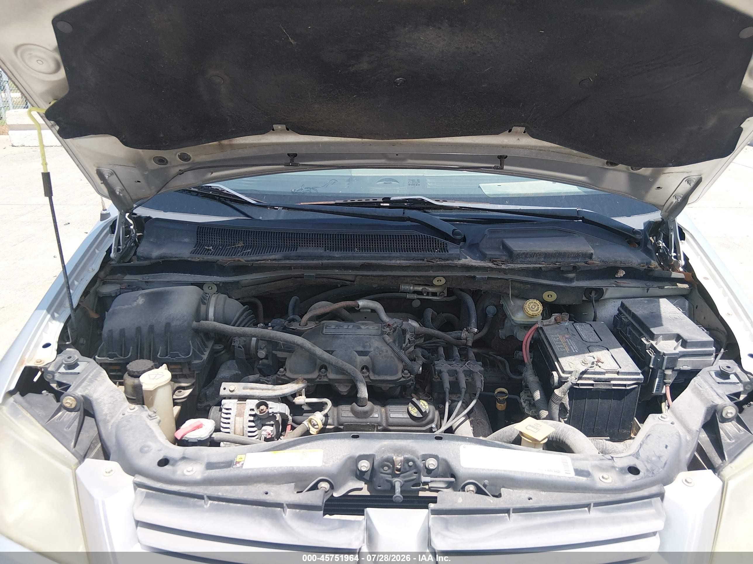 2009 Dodge Grand Caravan Se Silver vin: 2D8HN44E19R641602
