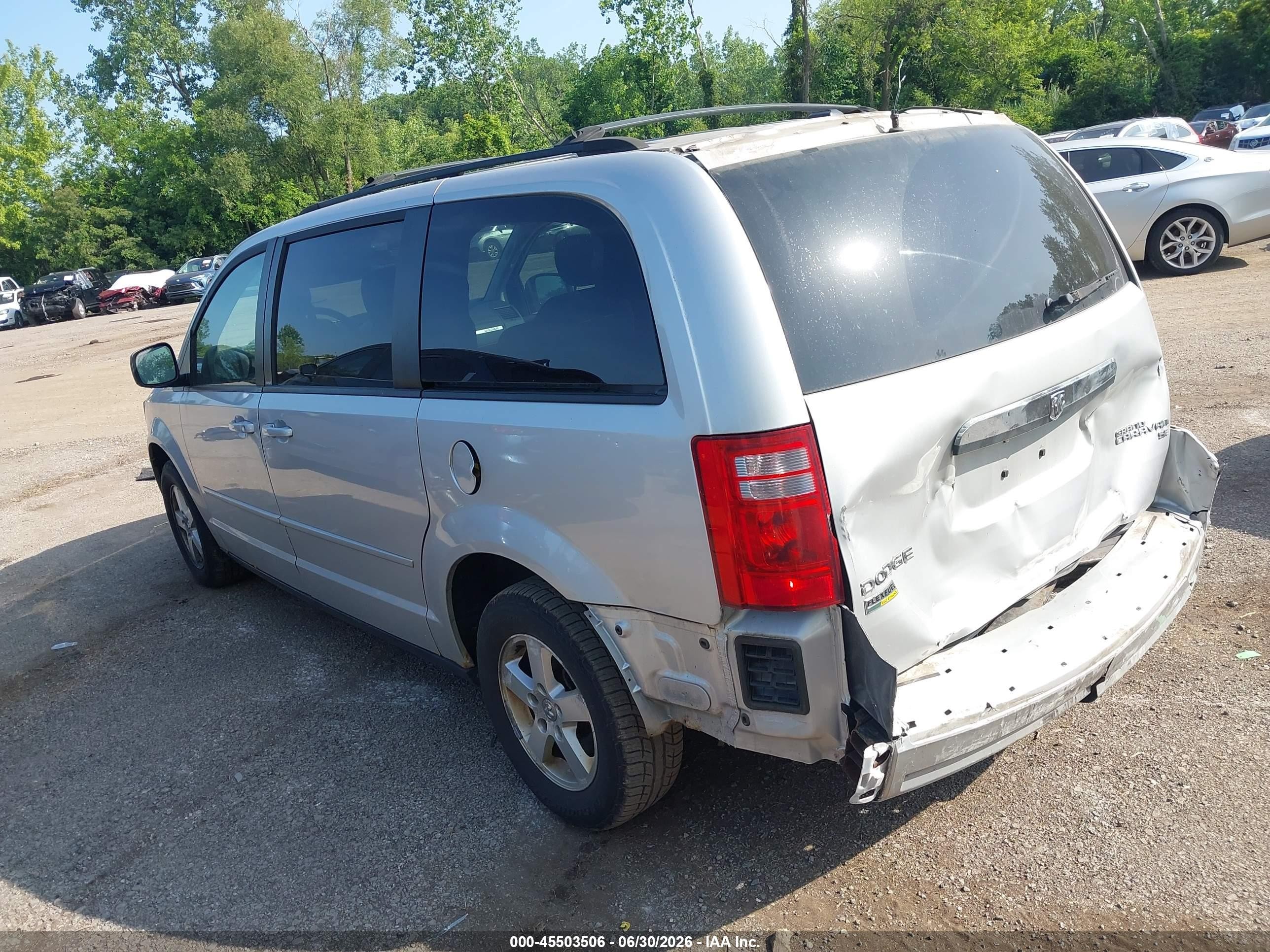 2009 Dodge Grand Caravan Se Silver vin: 2D8HN44E29R638515