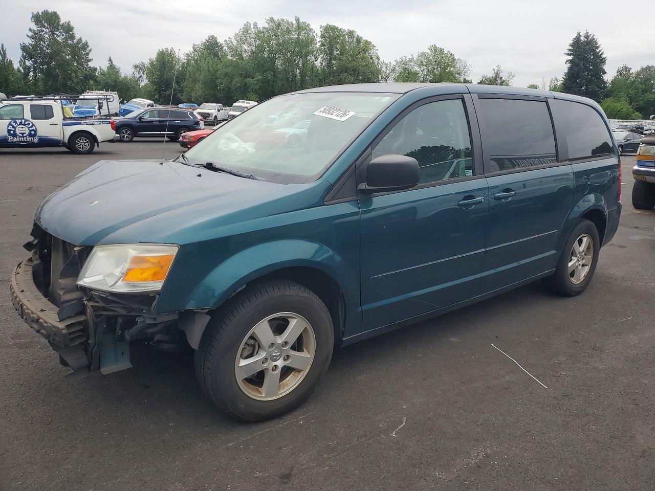 2009 Dodge Grand Caravan Se Зеленый vin: 2D8HN44E39R535054