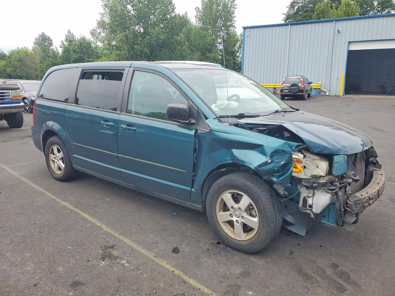 2009 Dodge Grand Caravan Se Зеленый vin: 2D8HN44E39R535054