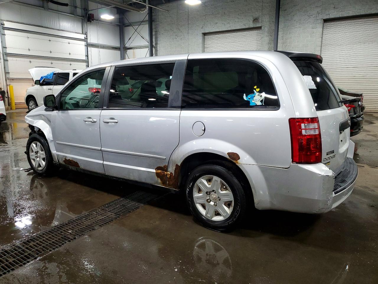 2009 Dodge Grand Caravan Se Silver vin: 2D8HN44E39R585405