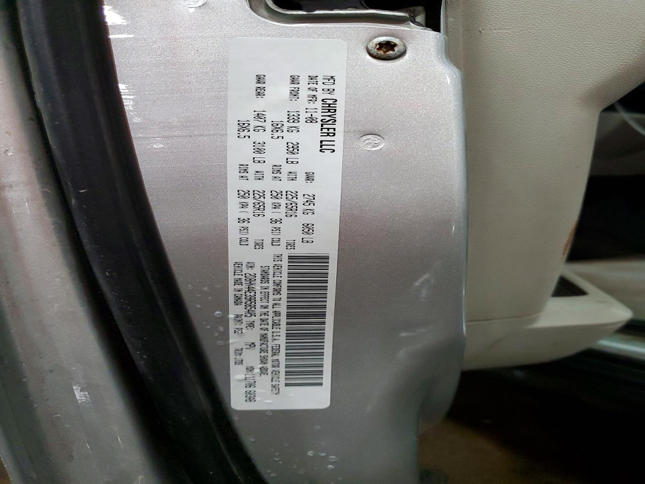 2009 Dodge Grand Caravan Se Silver vin: 2D8HN44E39R585405