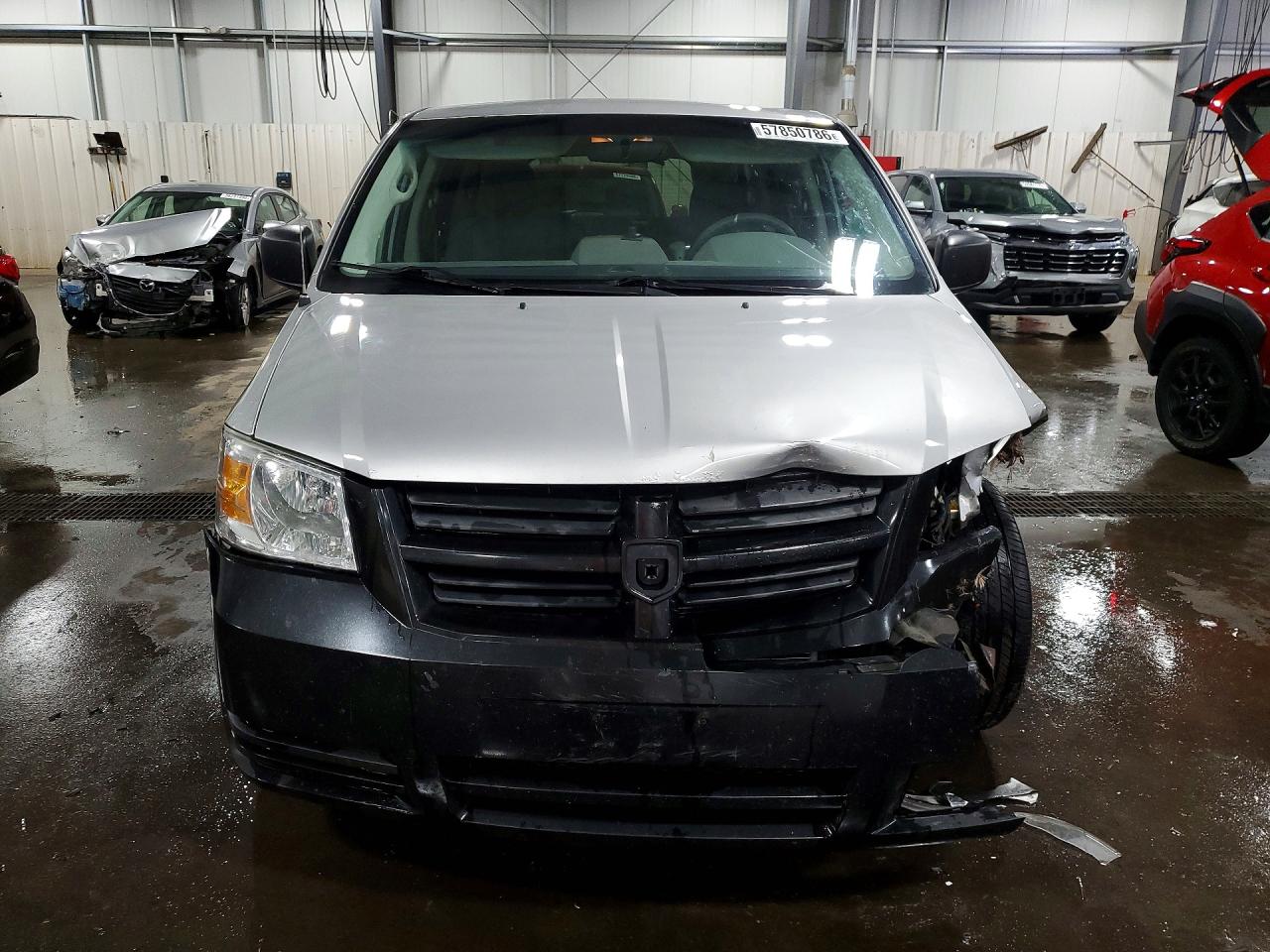 2009 Dodge Grand Caravan Se Silver vin: 2D8HN44E39R585405