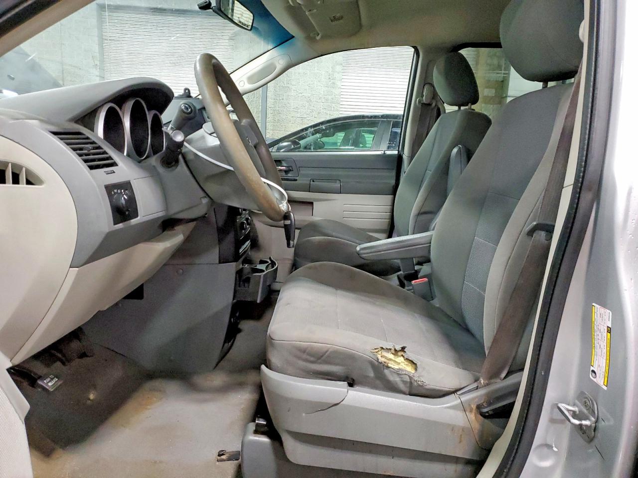 2009 Dodge Grand Caravan Se Silver vin: 2D8HN44E39R585405