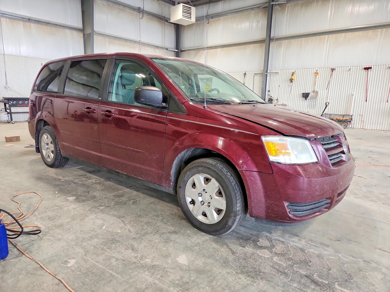 2009 Dodge Grand Caravan Se Бордовый vin: 2D8HN44E39R616569