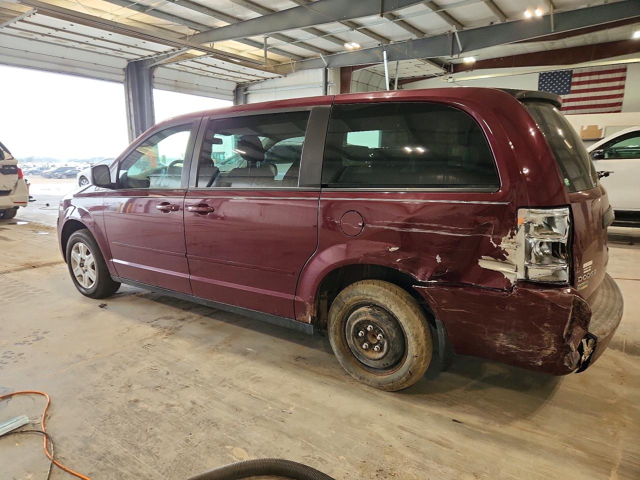 2009 Dodge Grand Caravan Se Бордовый vin: 2D8HN44E39R616569