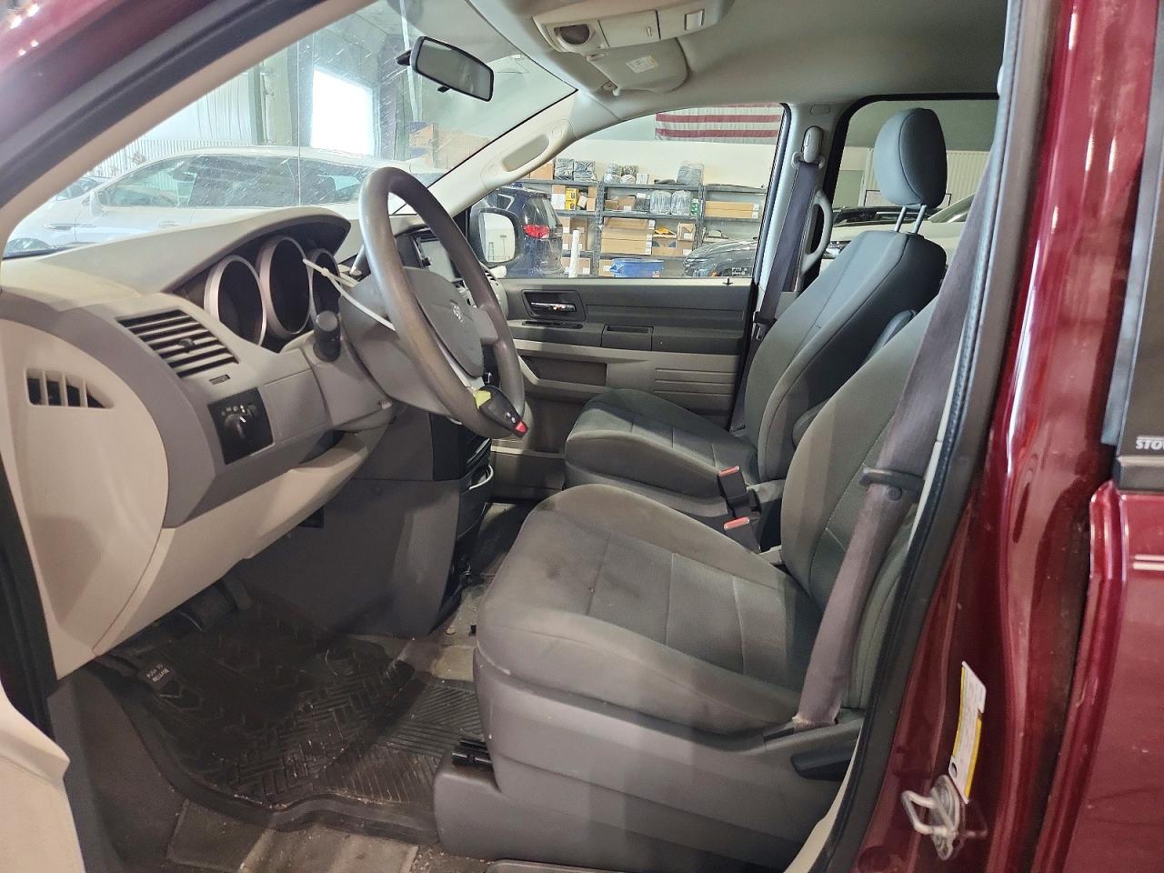 2009 Dodge Grand Caravan Se Бордовый vin: 2D8HN44E39R616569