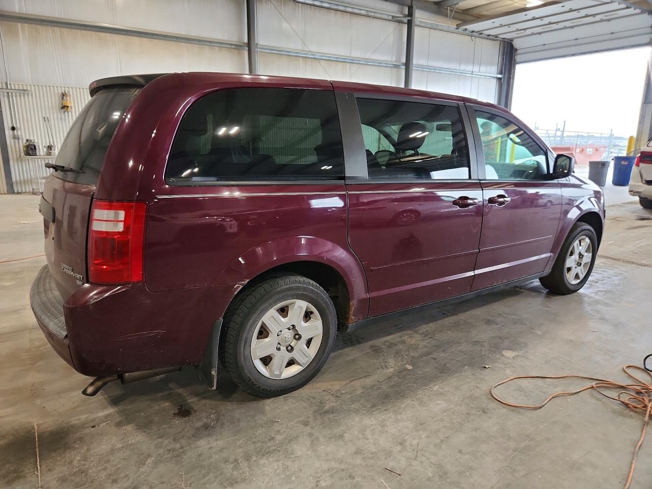 2009 Dodge Grand Caravan Se Бордовый vin: 2D8HN44E39R616569