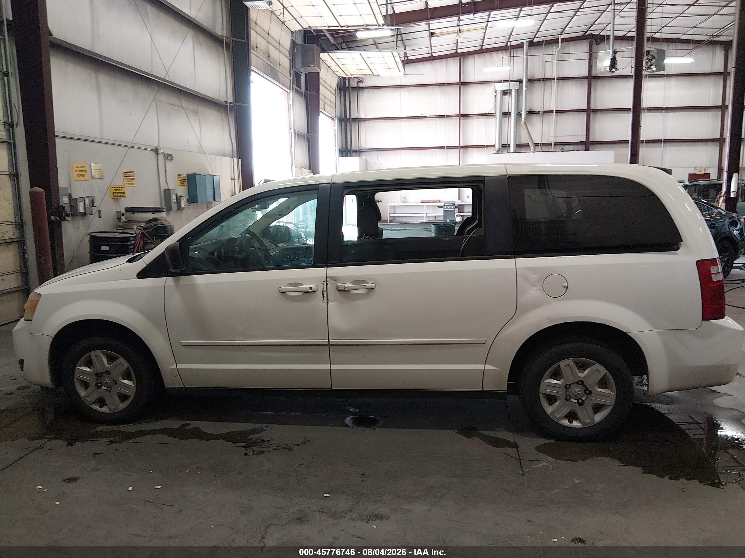 2009 Dodge Grand Caravan Se White vin: 2D8HN44E39R636580