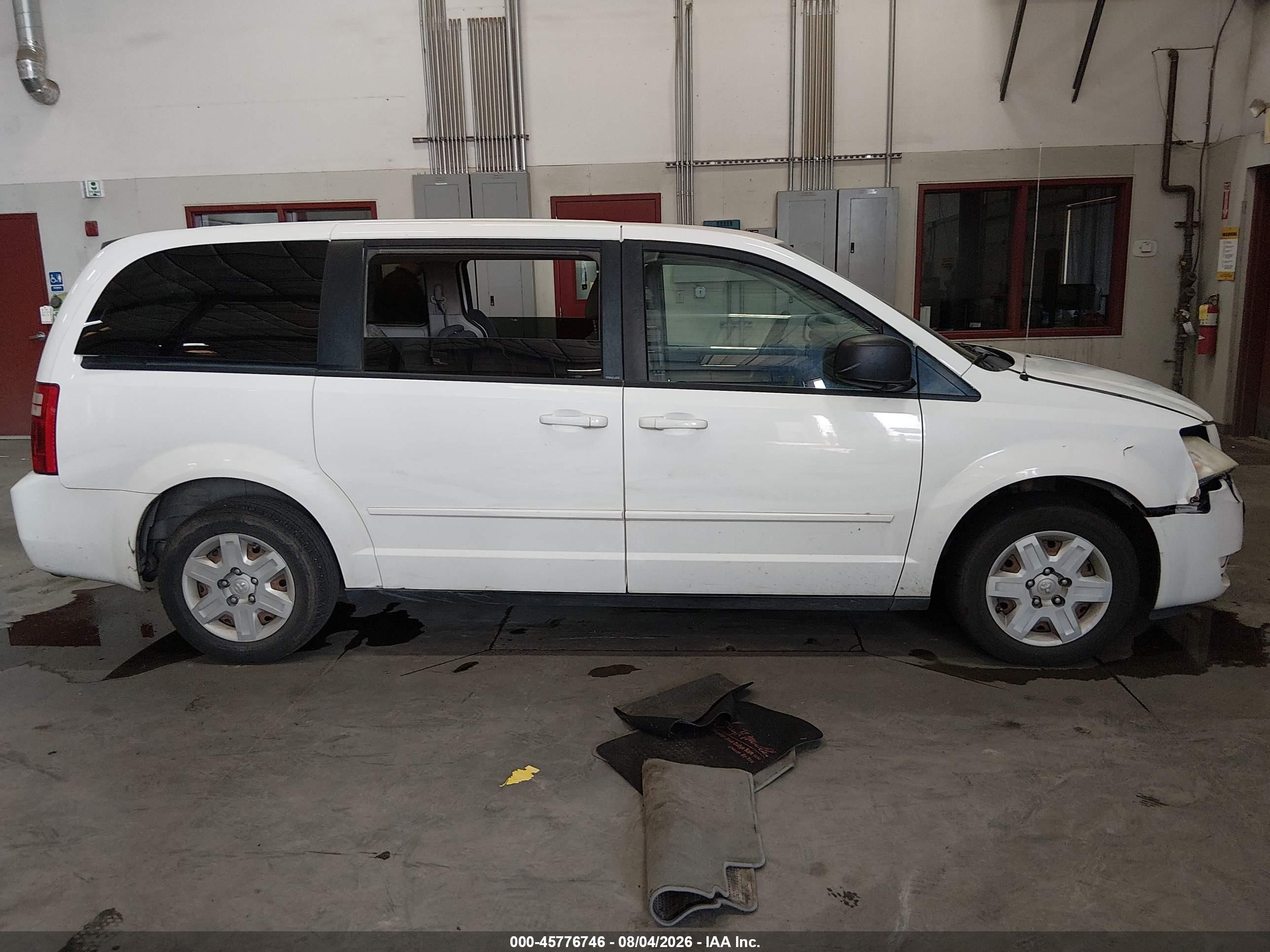 2009 Dodge Grand Caravan Se White vin: 2D8HN44E39R636580
